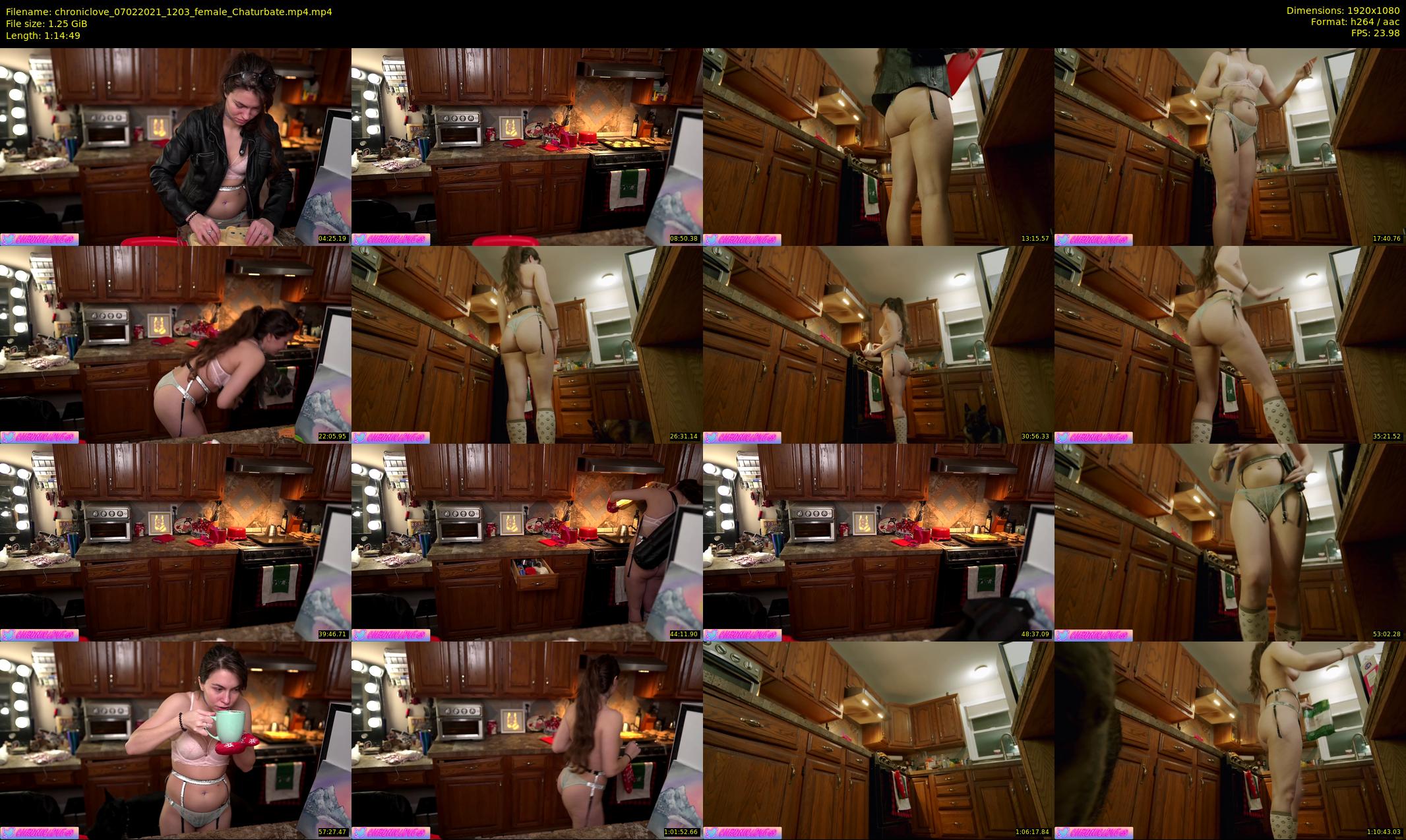 chroniclove — 75 minute Chaturbate female cam show recording, 1080p, Feb 7, 2021