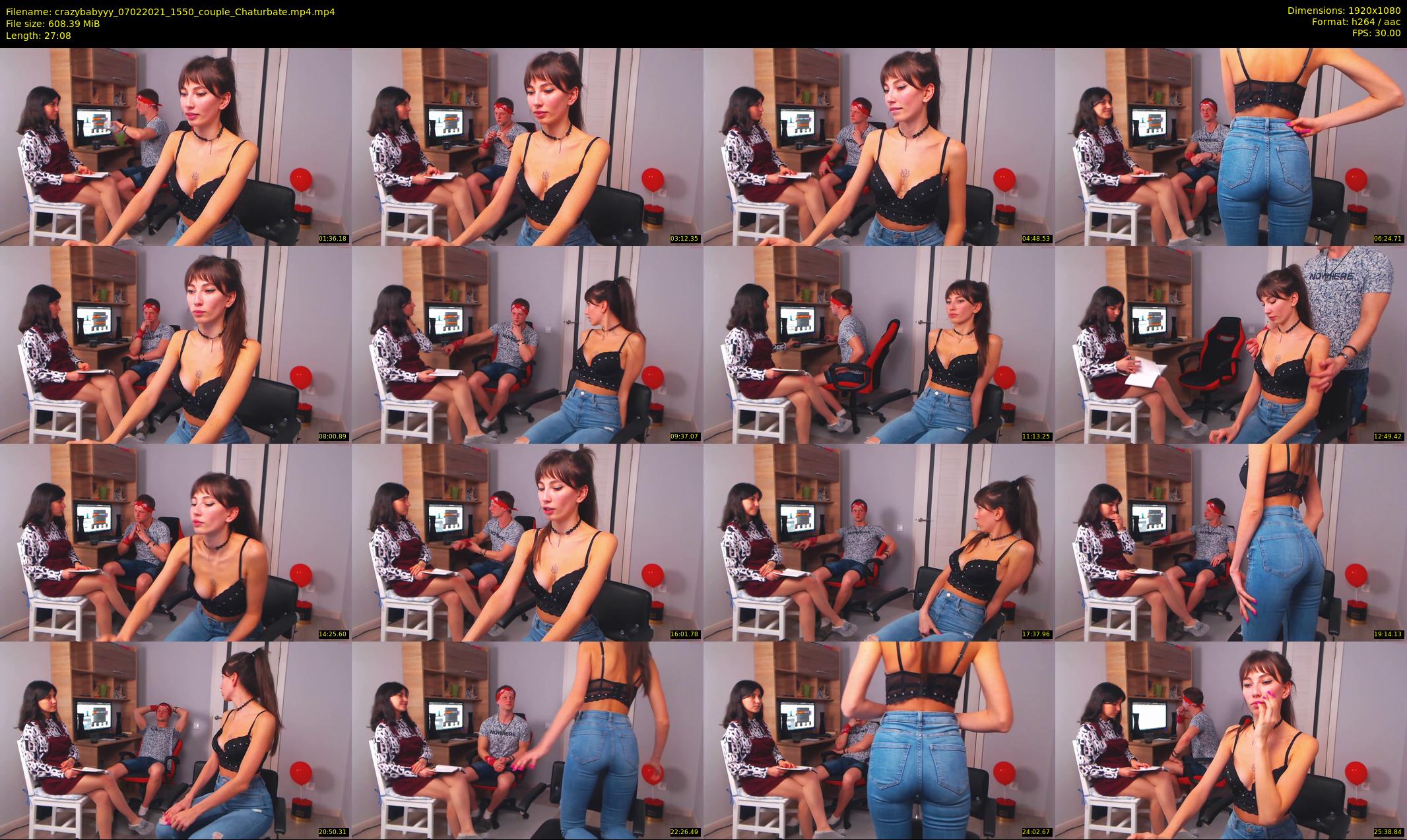 crazybabyyy — 28 minute Chaturbate couple cam show recording, 1080p, Feb 7, 2021