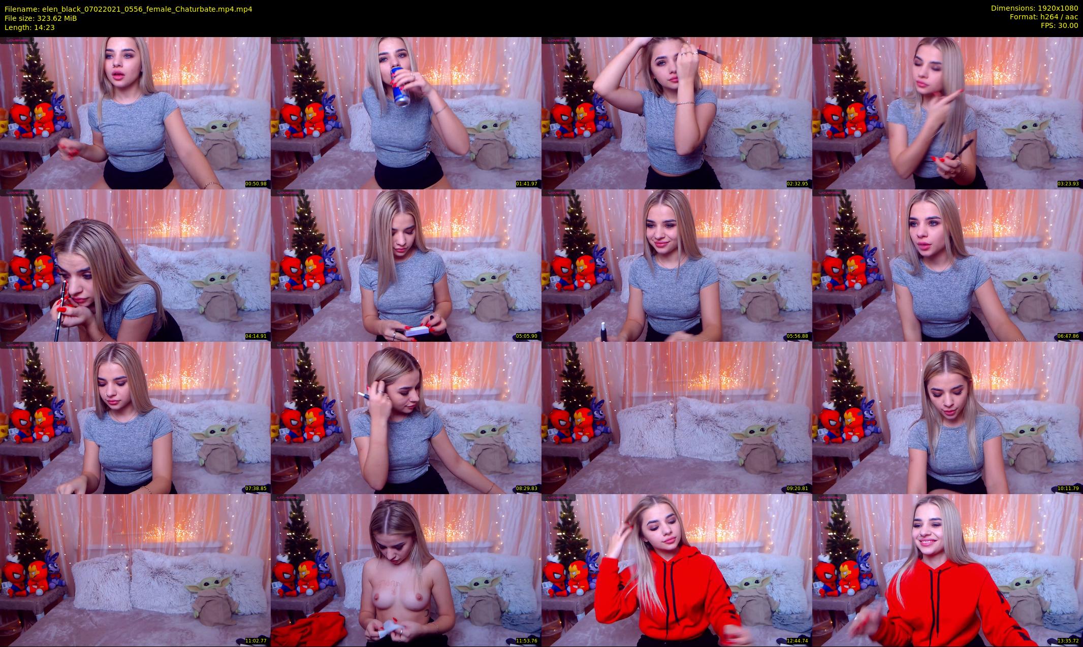 elen_black — 15 minute Chaturbate female cam show recording, 1080p, Feb 7, 2021