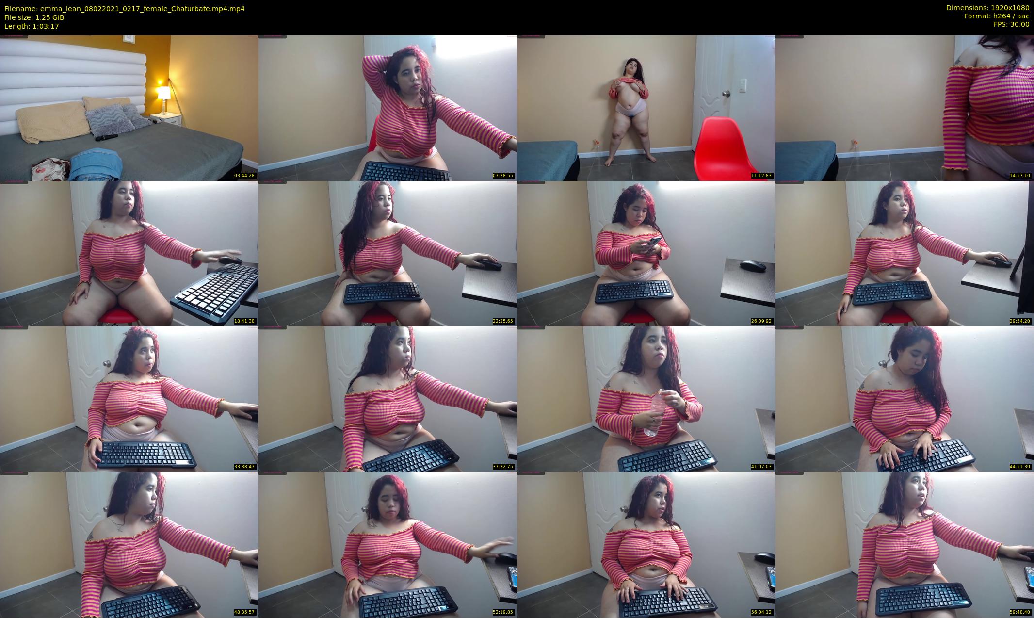 emma_lean — 64 minute Chaturbate female cam show recording, 1080p, Feb 8, 2021