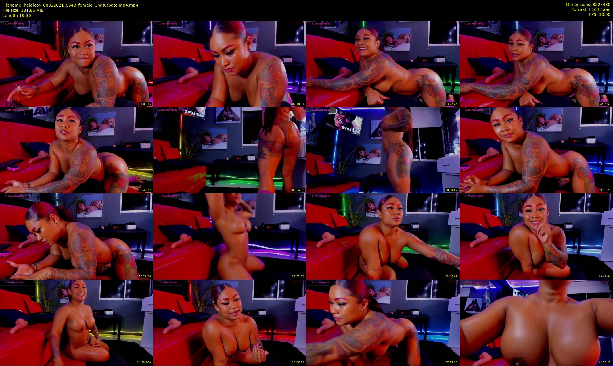 heidicox — 20 minute Chaturbate female cam show recording, 480p, Feb 8, 2021