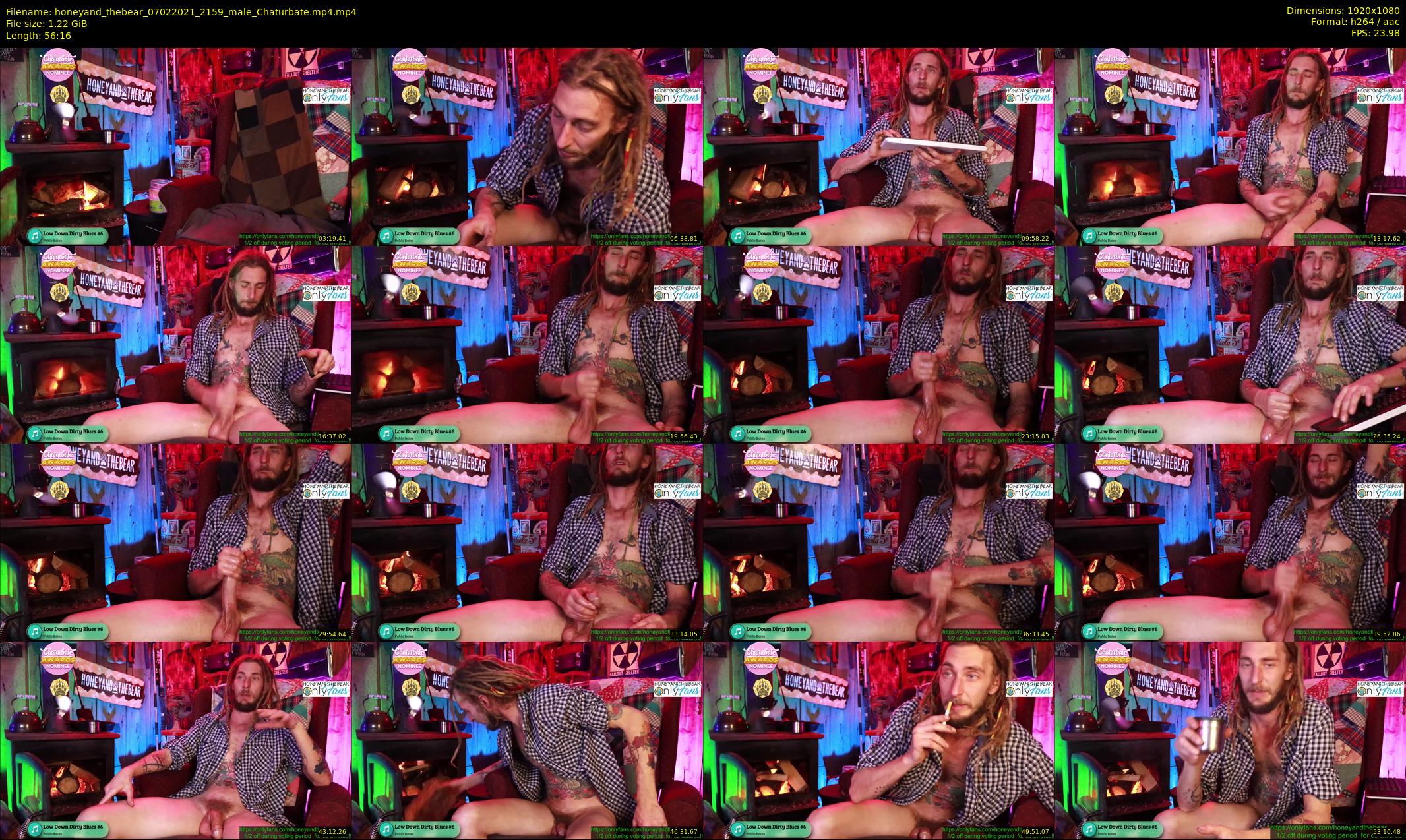 honeyand_thebear — 57 minute Chaturbate couple cam show recording, 1080p, Feb 7, 2021