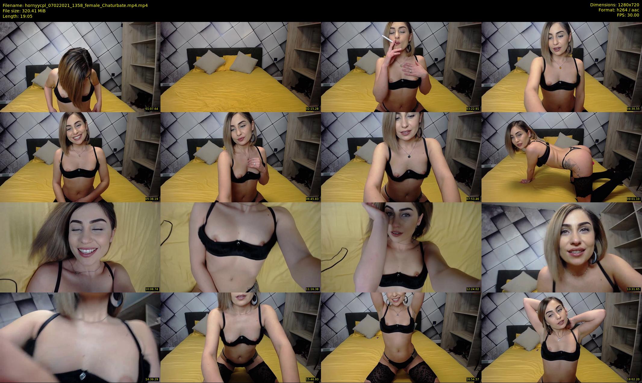 hornyycpl — 20 minute Chaturbate couple cam show recording, 720p, Feb 7, 2021