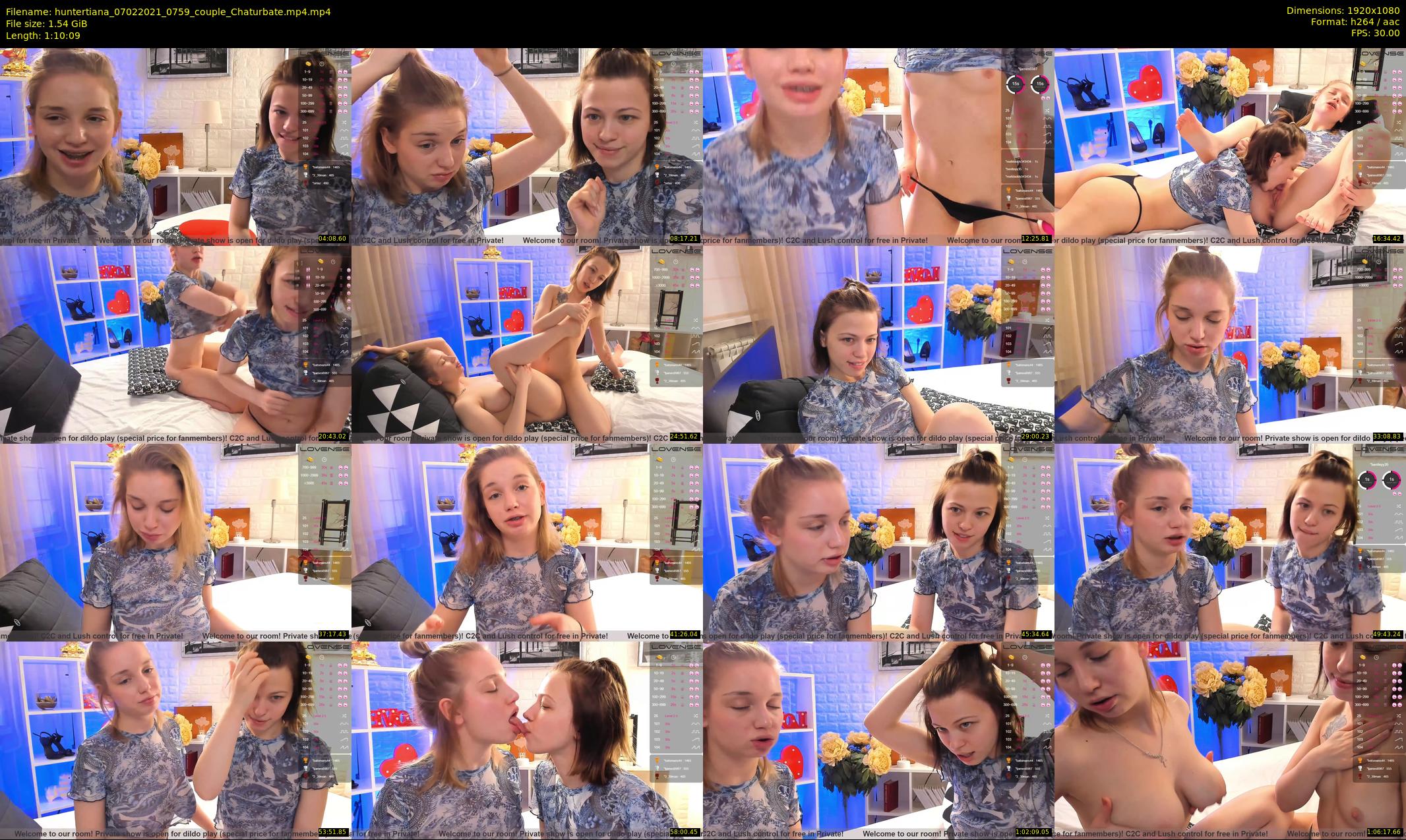huntertiana — 71 minute Chaturbate female cam show recording, 1080p, Feb 7, 2021