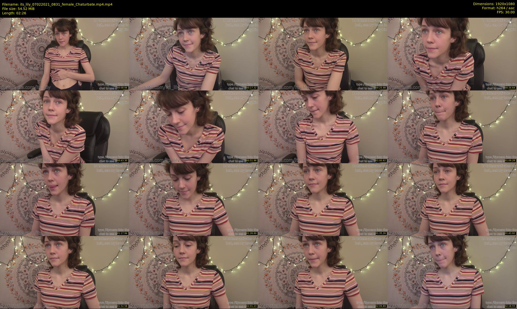 its_lily — 3 minute Chaturbate female cam show recording, 1080p, Feb 7, 2021