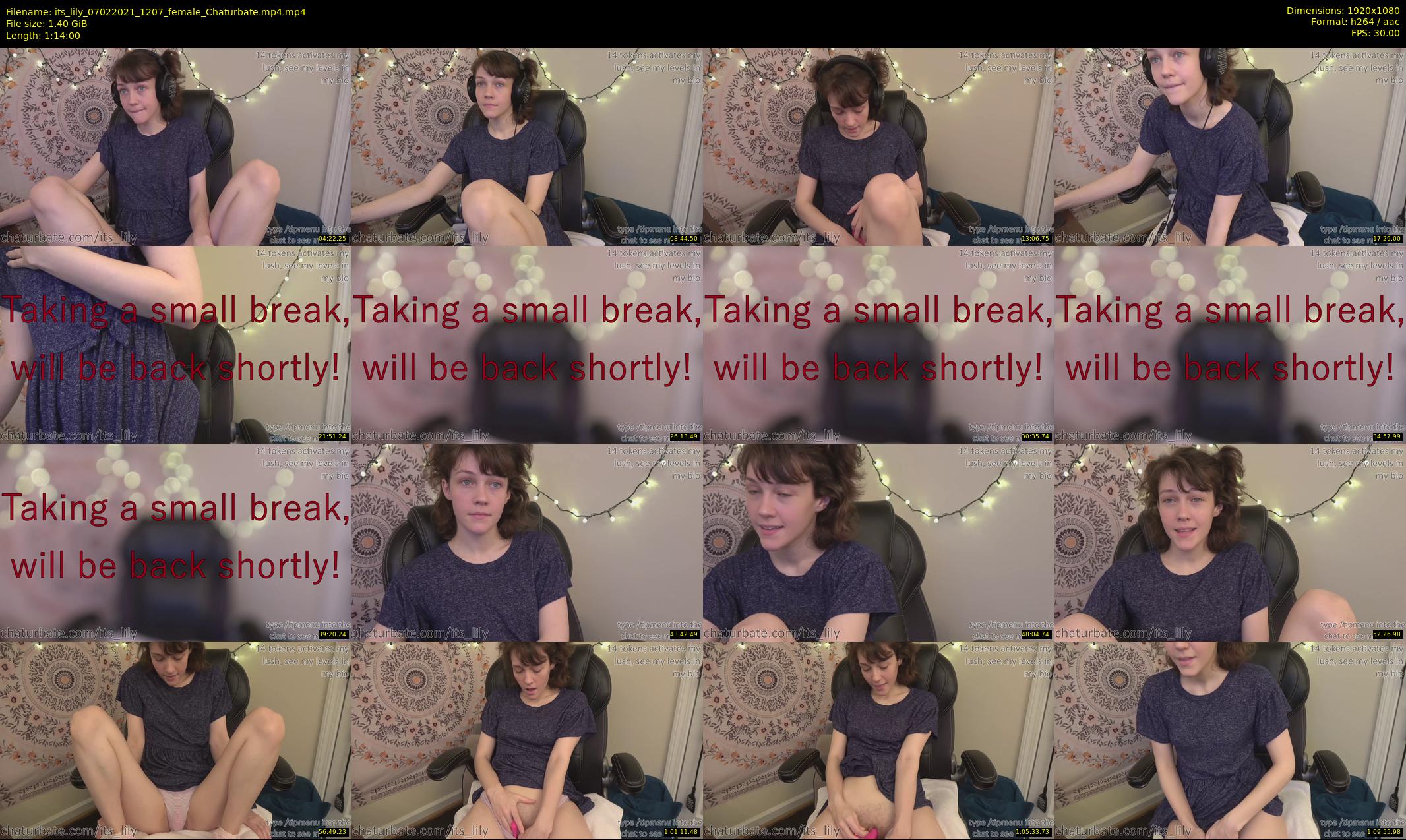 its_lily — 74 minute Chaturbate female cam show recording, 1080p, Feb 7, 2021