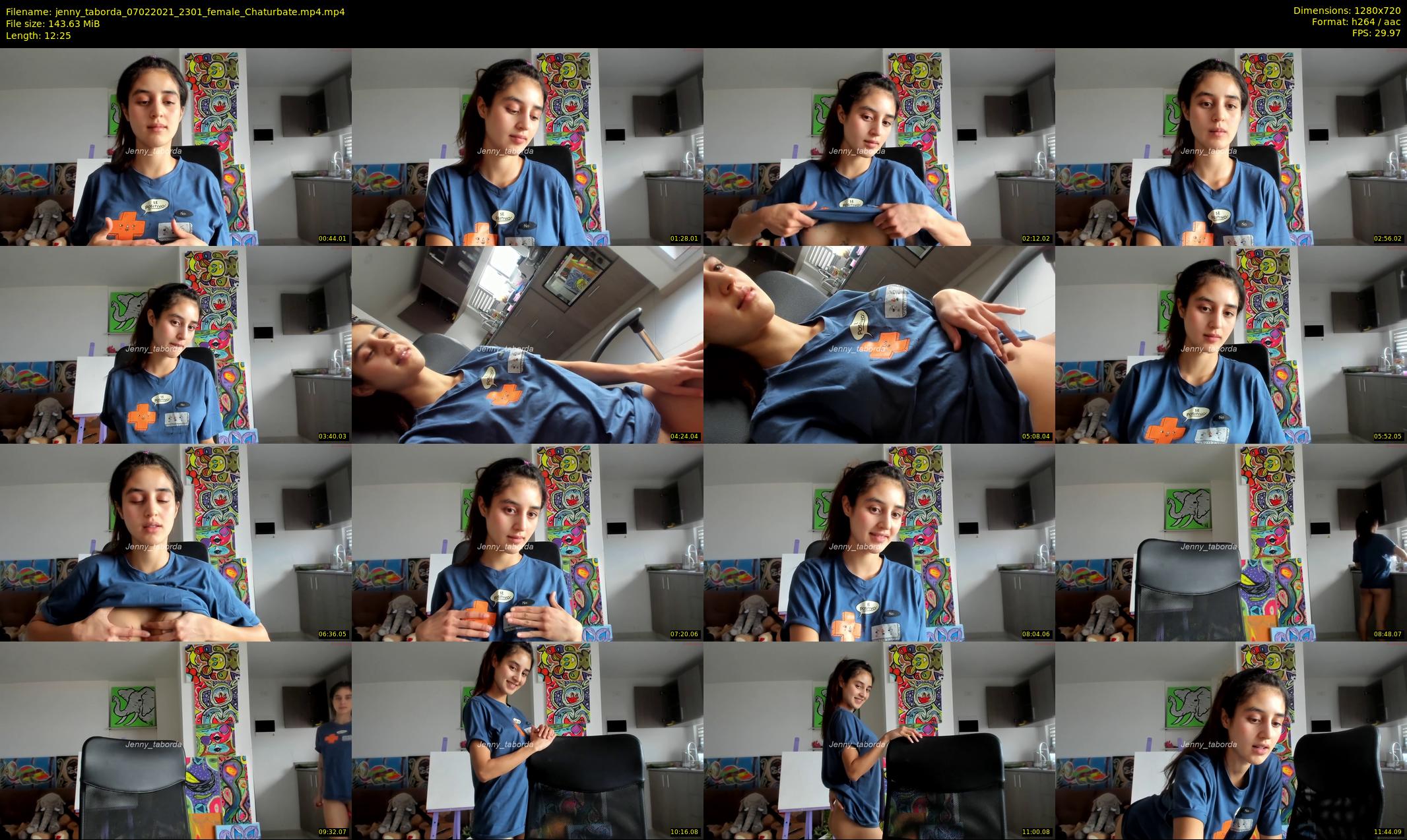 jenny_taborda — 13 minute Chaturbate female cam show recording, 720p, Feb 7, 2021