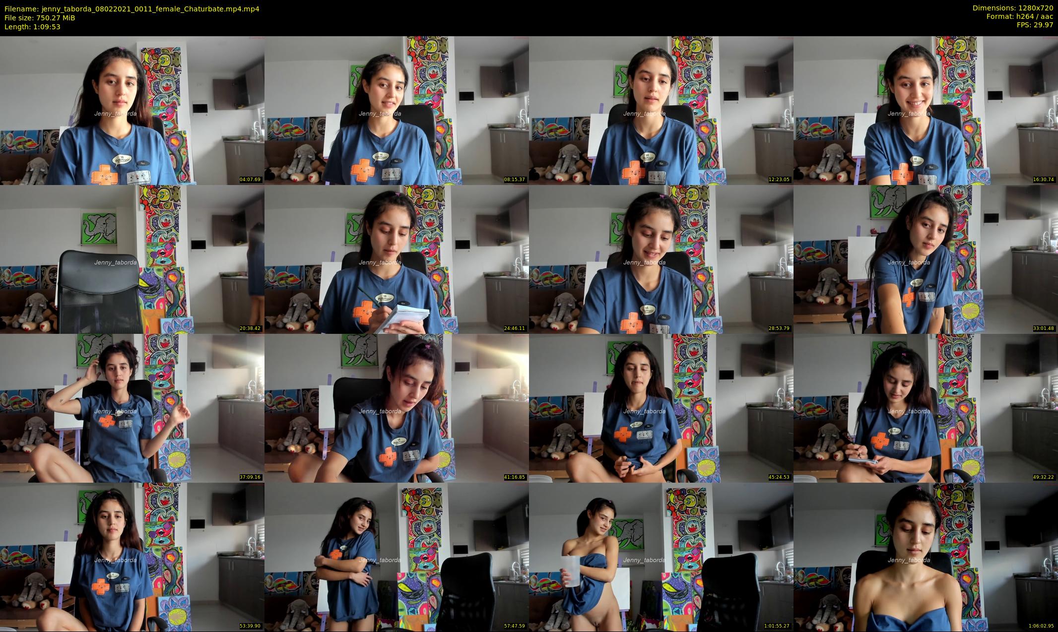 jenny_taborda — 70 minute Chaturbate female cam show recording, 720p, Feb 8, 2021