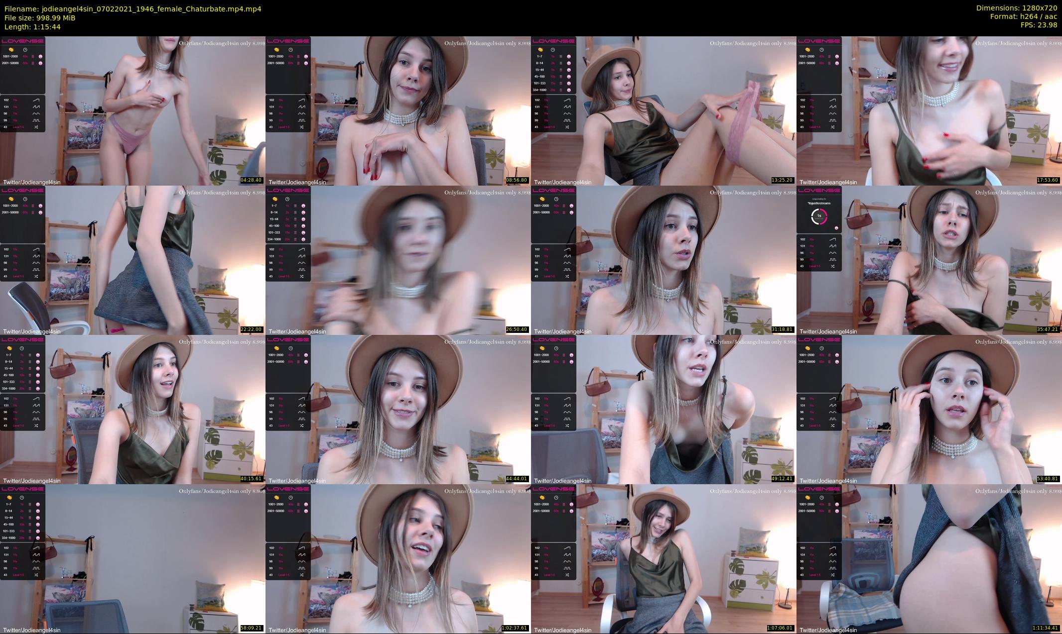 jodieangel4sin — 76 minute Chaturbate female cam show recording, 720p, Feb 7, 2021