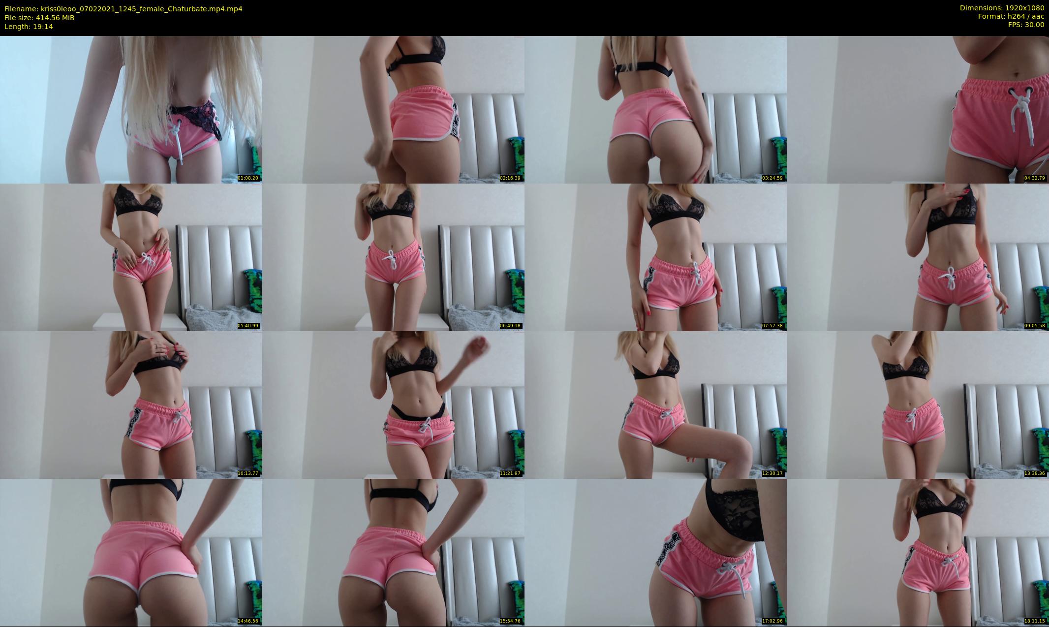 kriss0leoo — 20 minute Chaturbate couple cam show recording, 1080p, Feb 7, 2021