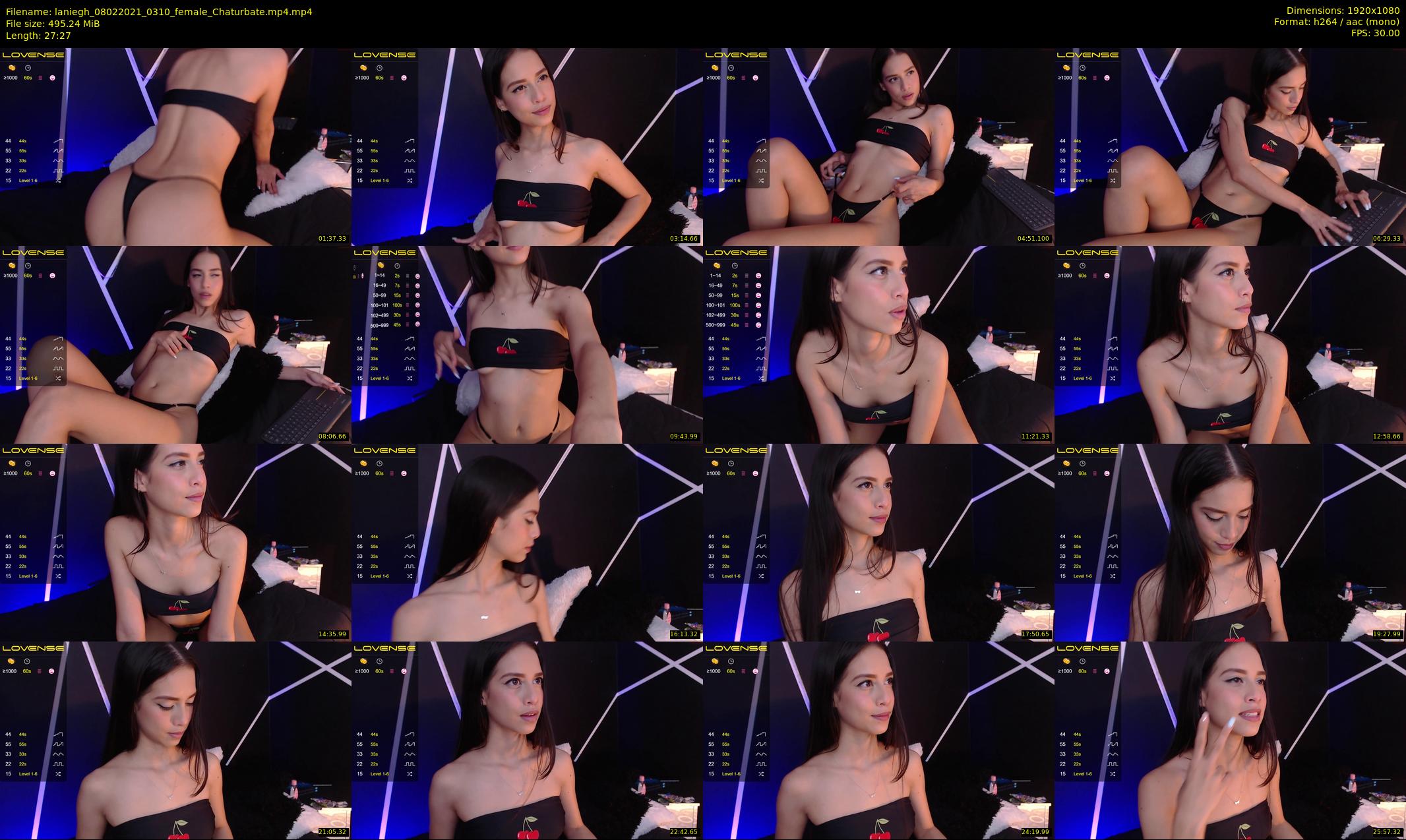 laniegh — 28 minute Chaturbate female cam show recording, 1080p, Feb 8, 2021