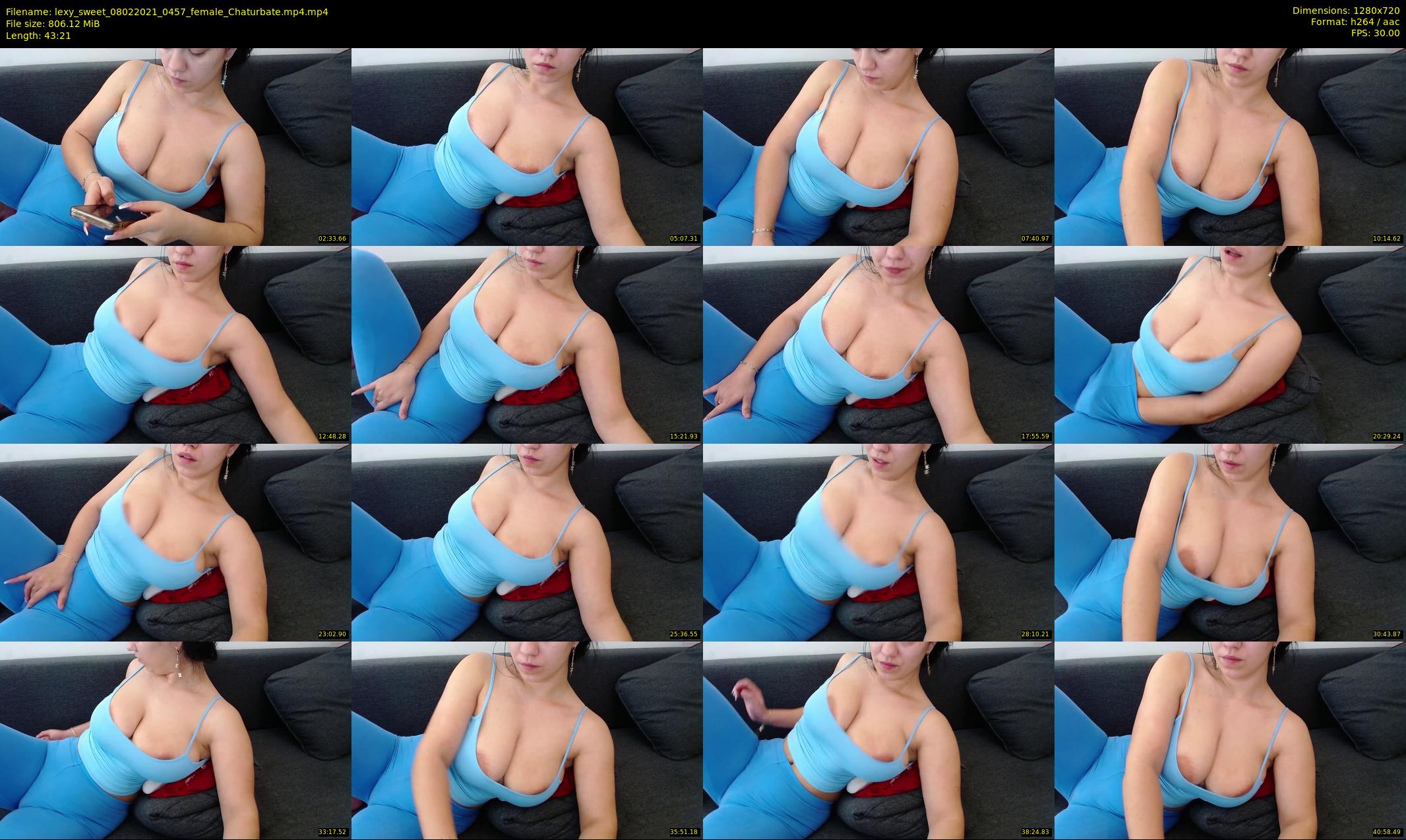 lexy_sweet — 44 minute Chaturbate female cam show recording, 720p, Feb 8, 2021
