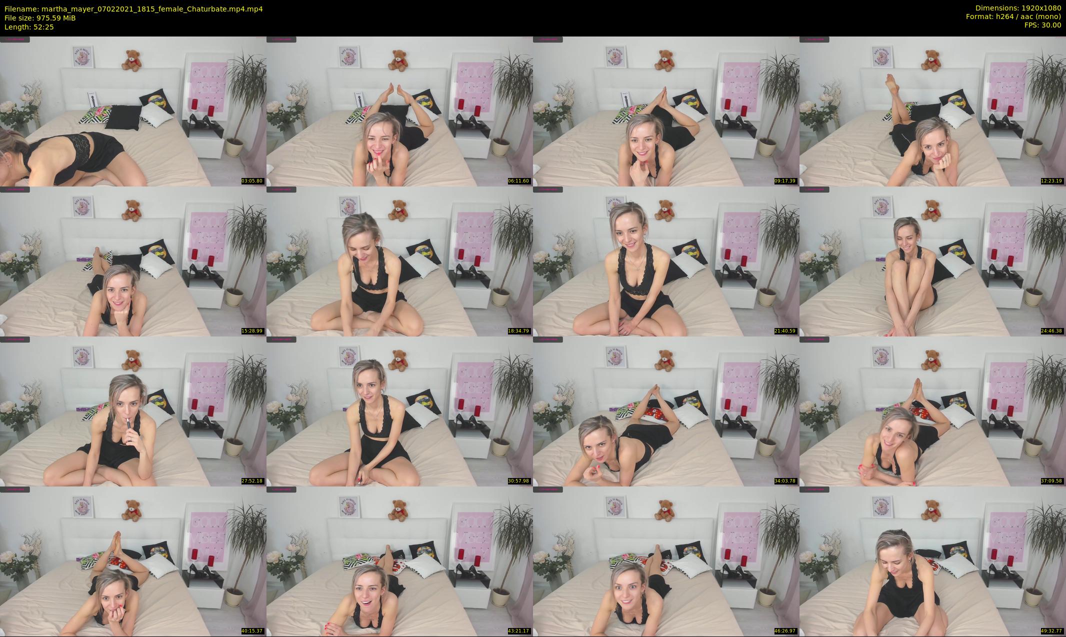 martha_mayer — 53 minute Chaturbate female cam show recording, 1080p, Feb 7, 2021