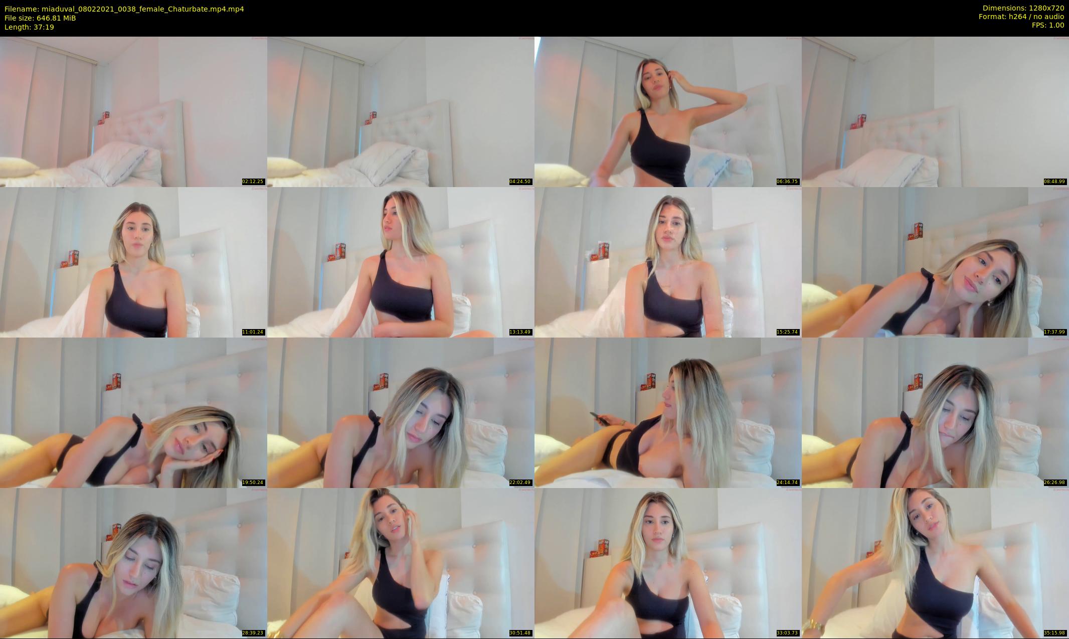 miaduval — 38 minute Chaturbate female cam show recording, 720p, Feb 8, 2021