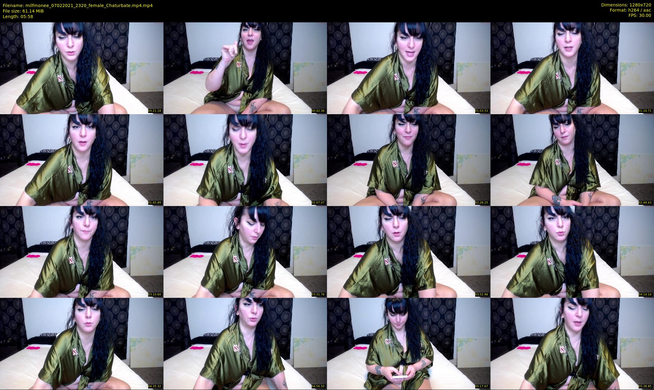 milfmonee — 6 minute Chaturbate female cam show recording, 720p, Feb 7, 2021