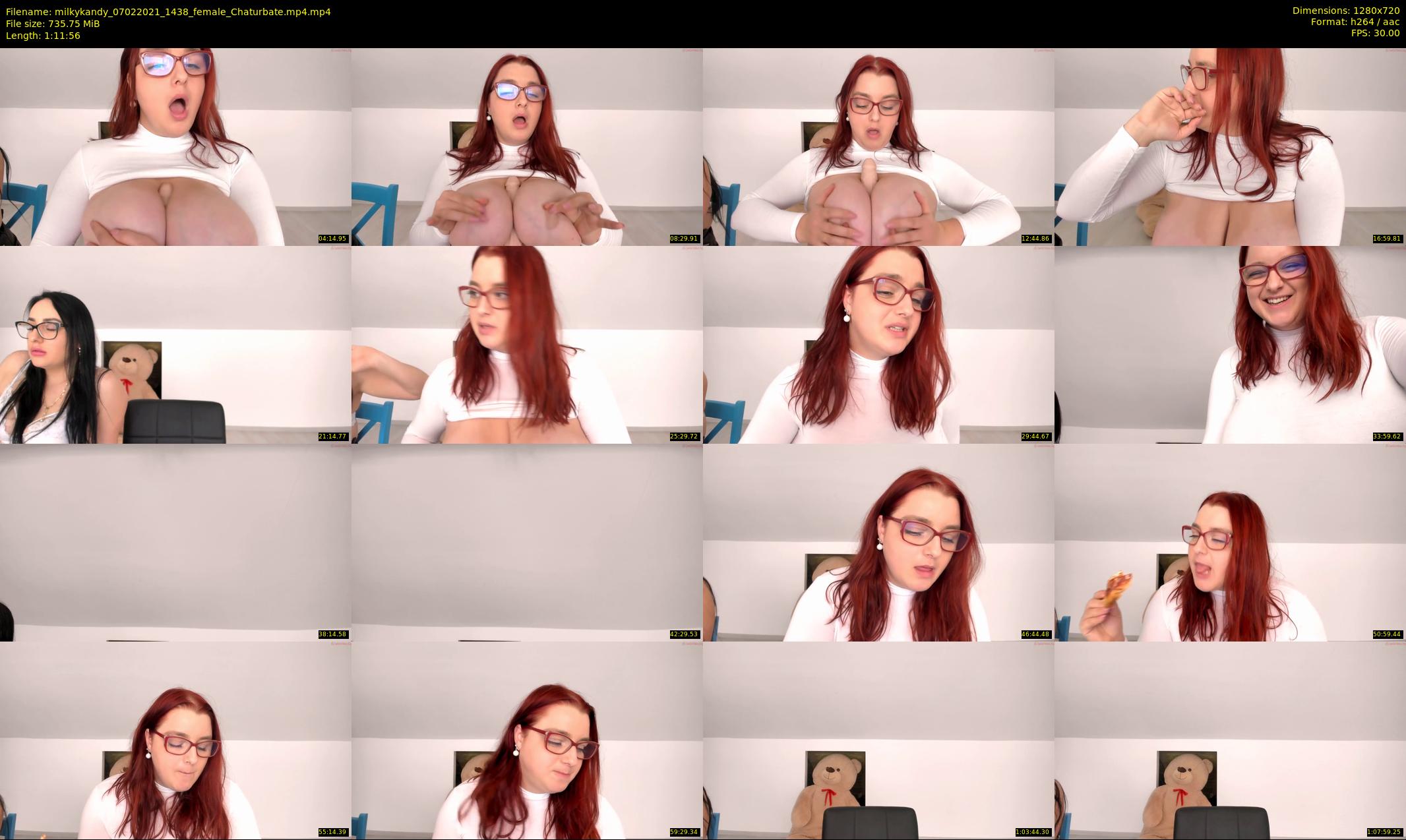 milkykandy — 72 minute Chaturbate female cam show recording, 720p, Feb 7, 2021
