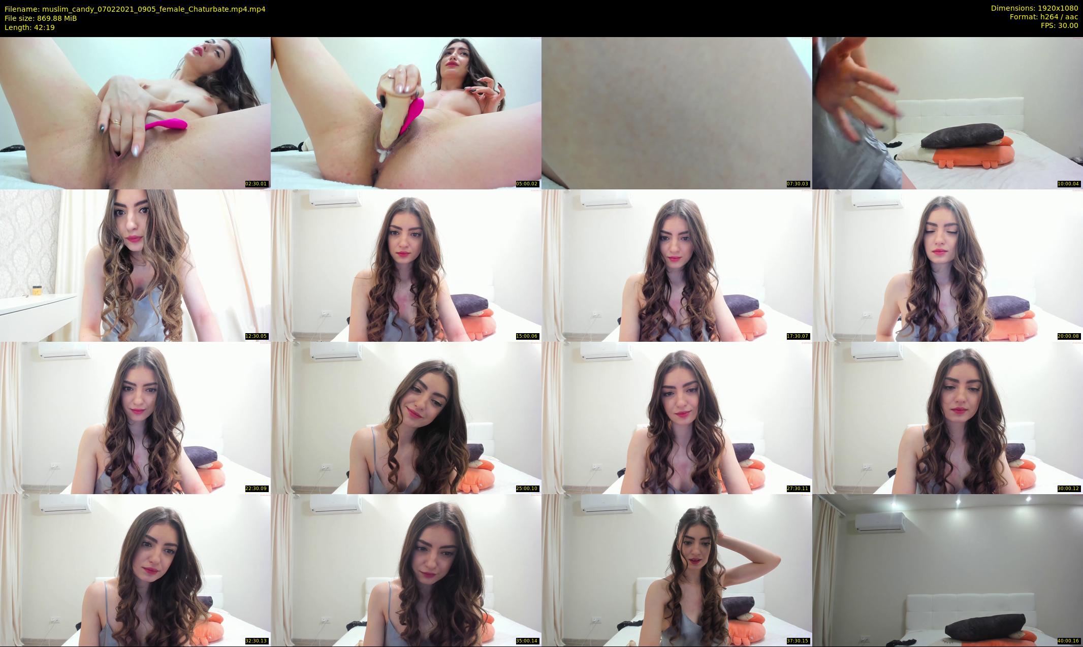 muslim_candy — 43 minute Chaturbate female cam show recording, 1080p, Feb 7, 2021