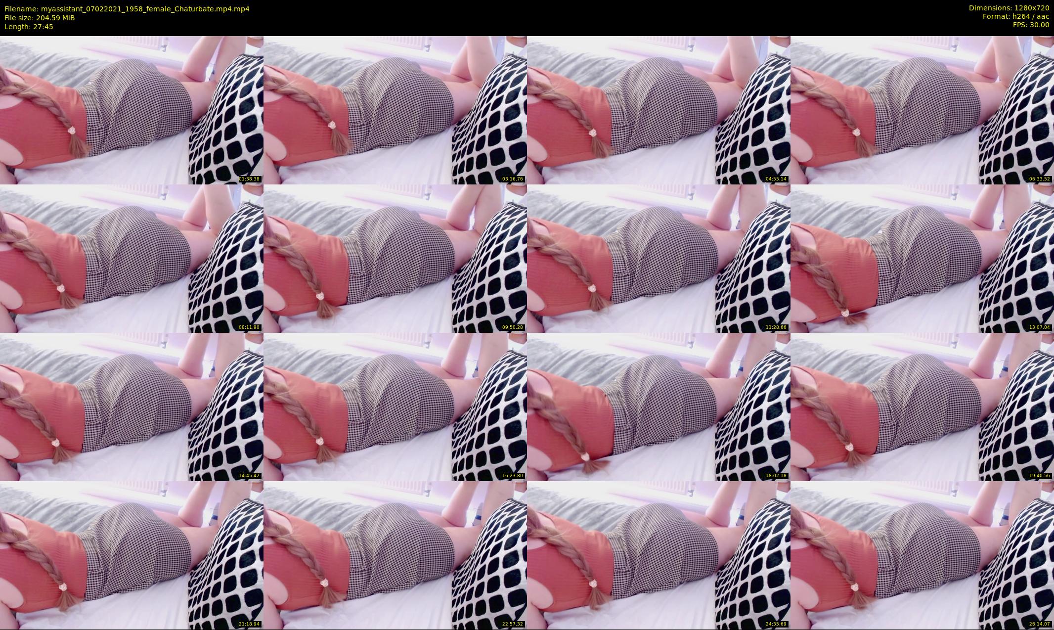 myassistant — 28 minute Chaturbate female cam show recording, 720p, Feb 7, 2021