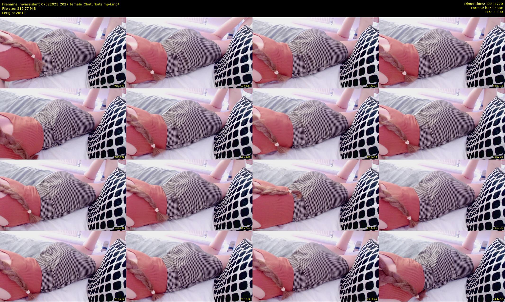 myassistant — 27 minute Chaturbate female cam show recording, 720p, Feb 7, 2021