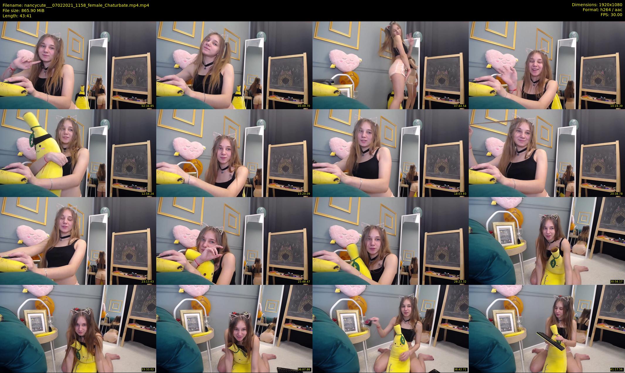 nancycute__ — 44 minute Chaturbate female cam show recording, 1080p, Feb 7, 2021