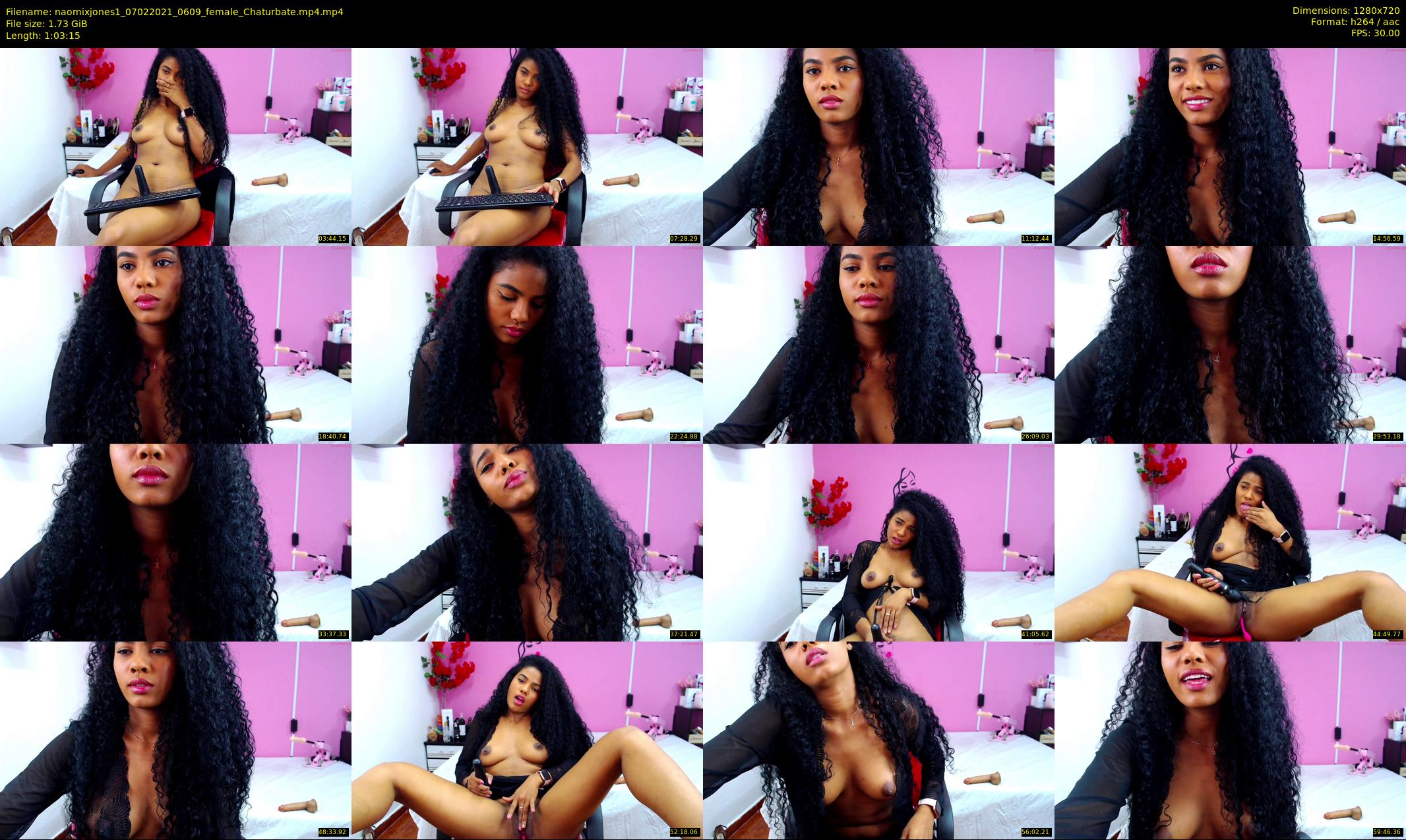 naomixjones1 — 64 minute Chaturbate female cam show recording, 720p, Feb 7, 2021