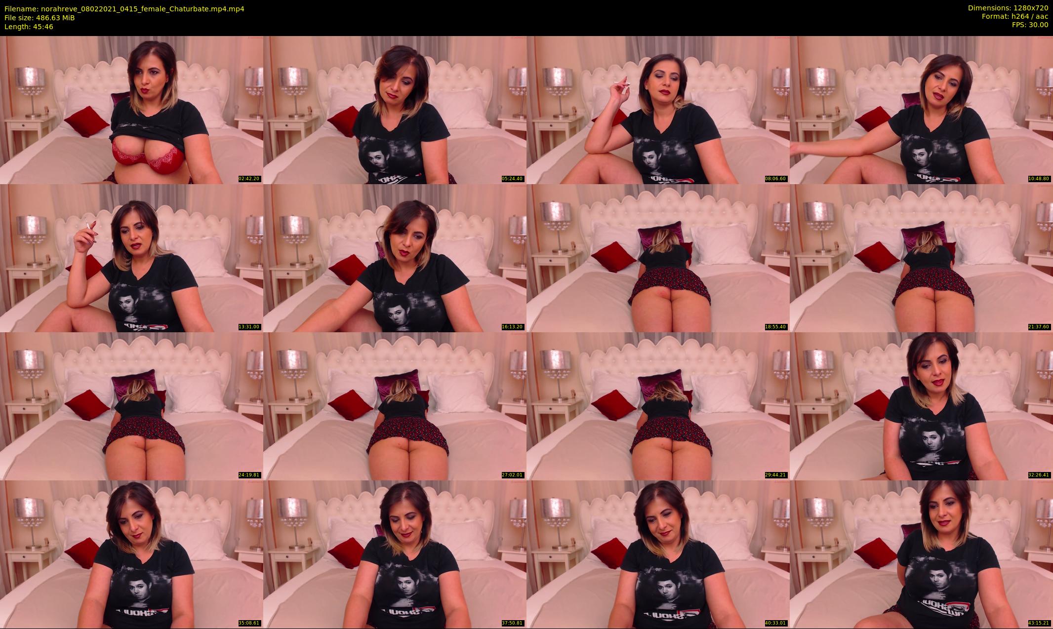 norahreve — 46 minute Chaturbate female cam show recording, 720p, Feb 8, 2021