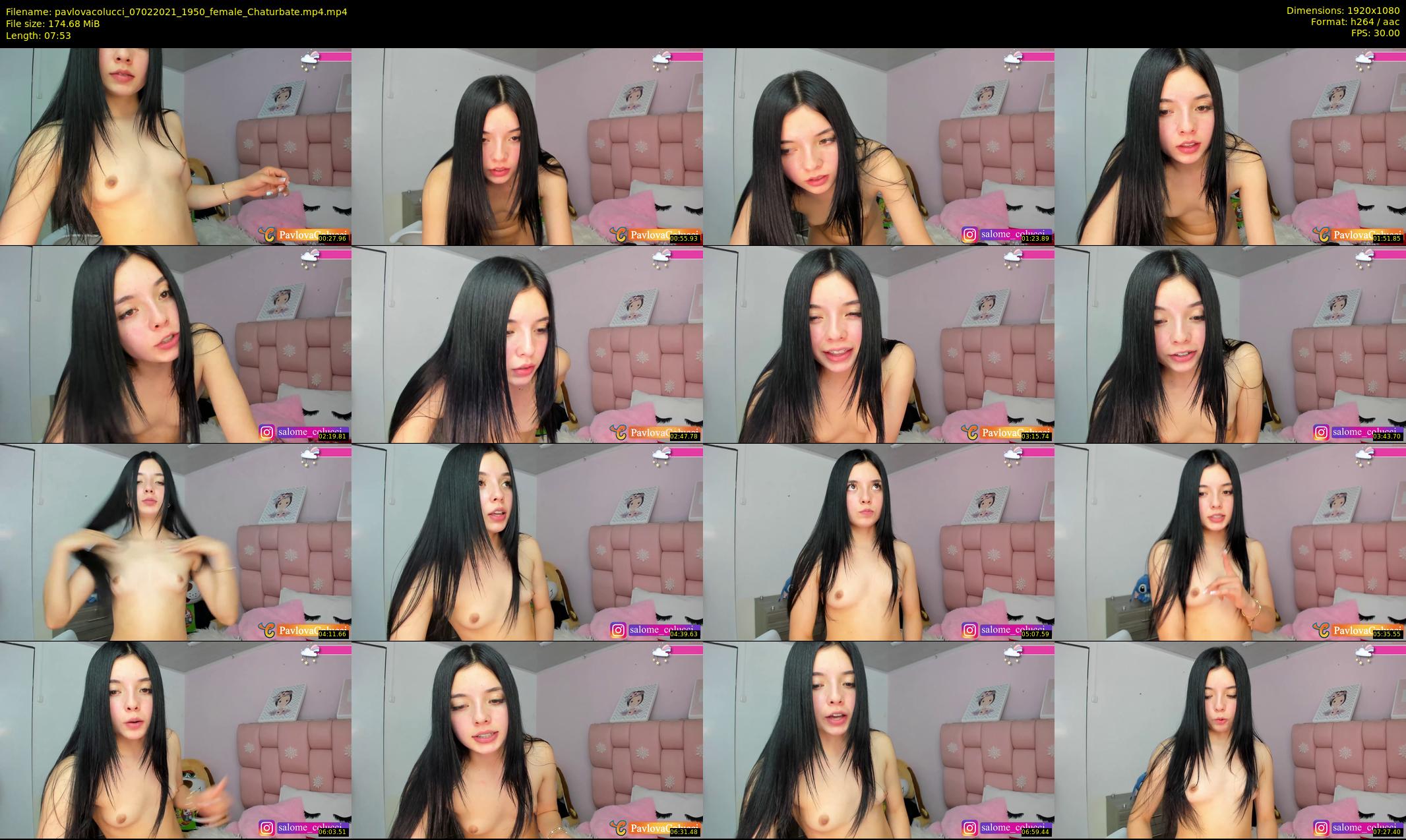pavlovacolucci — 8 minute Chaturbate female cam show recording, 1080p, Feb 7, 2021