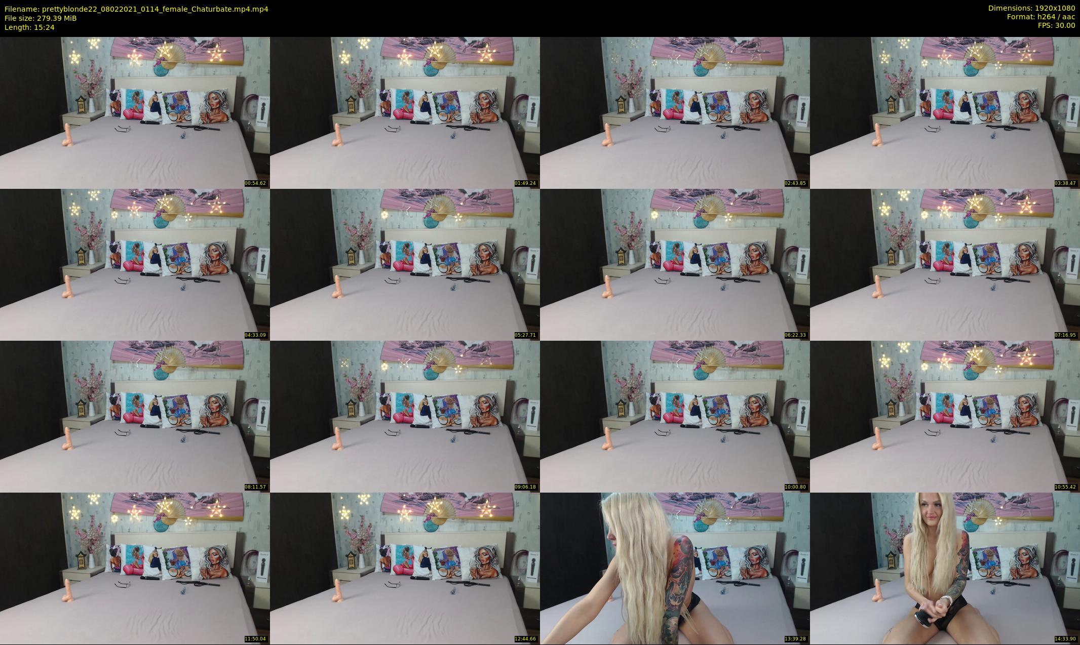 prettyblonde22 — 16 minute Chaturbate female cam show recording, 1080p, Feb 8, 2021