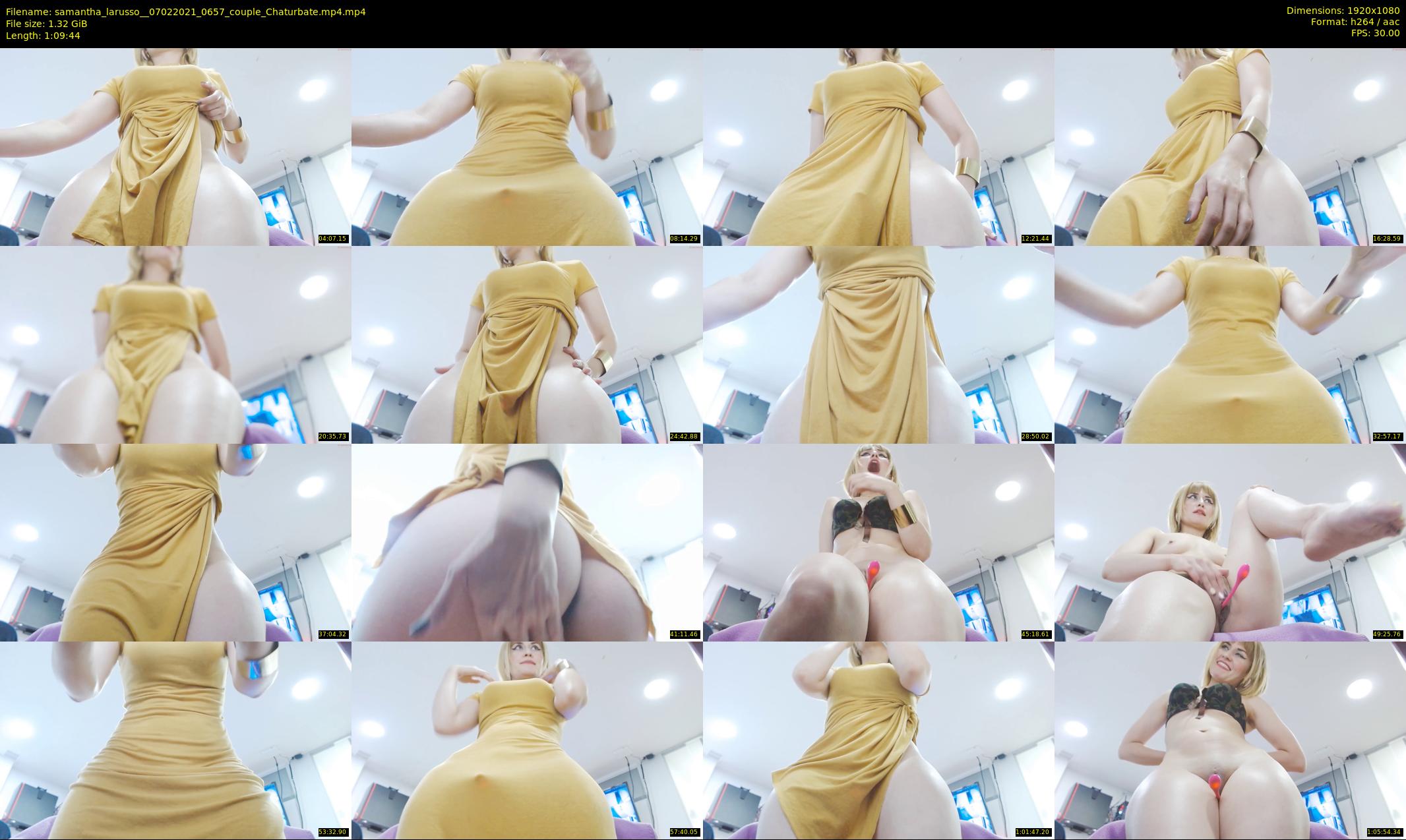 samantha_larusso_ — 70 minute Chaturbate couple cam show recording, 1080p, Feb 7, 2021