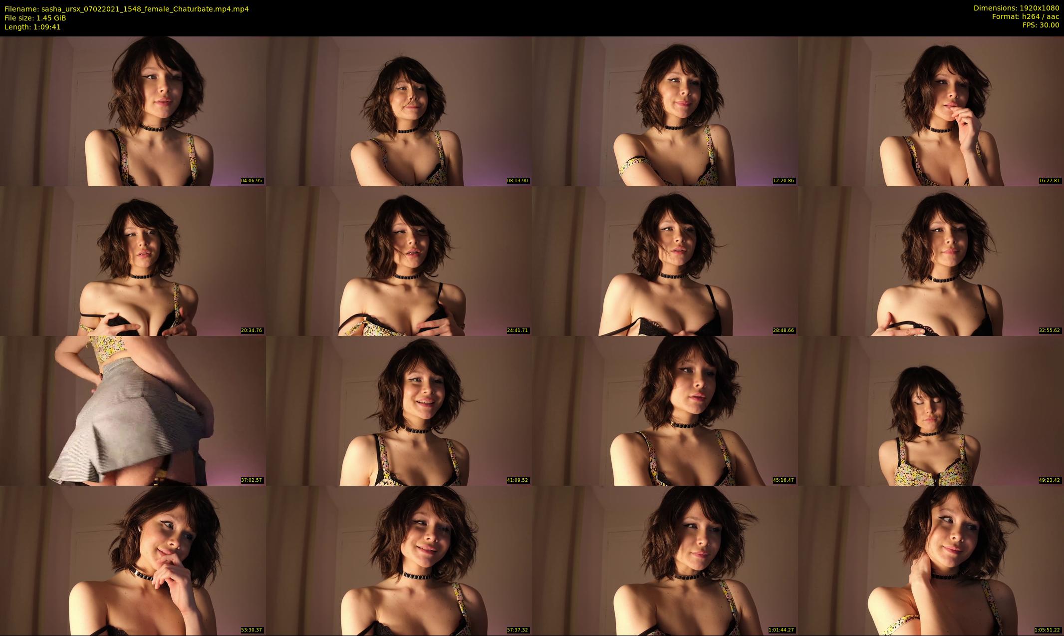 sasha_ursx — 70 minute Chaturbate female cam show recording, 1080p, Feb 7, 2021