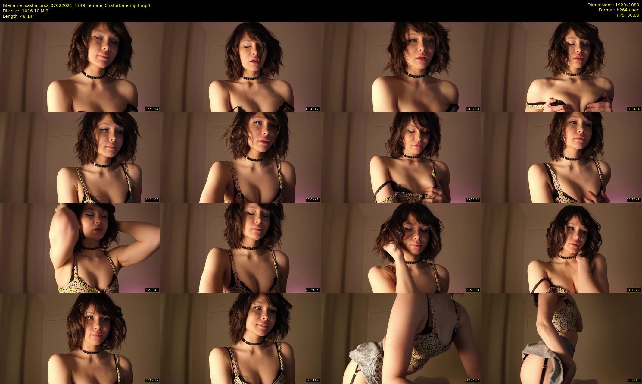 sasha_ursx — 49 minute Chaturbate female cam show recording, 1080p, Feb 7, 2021
