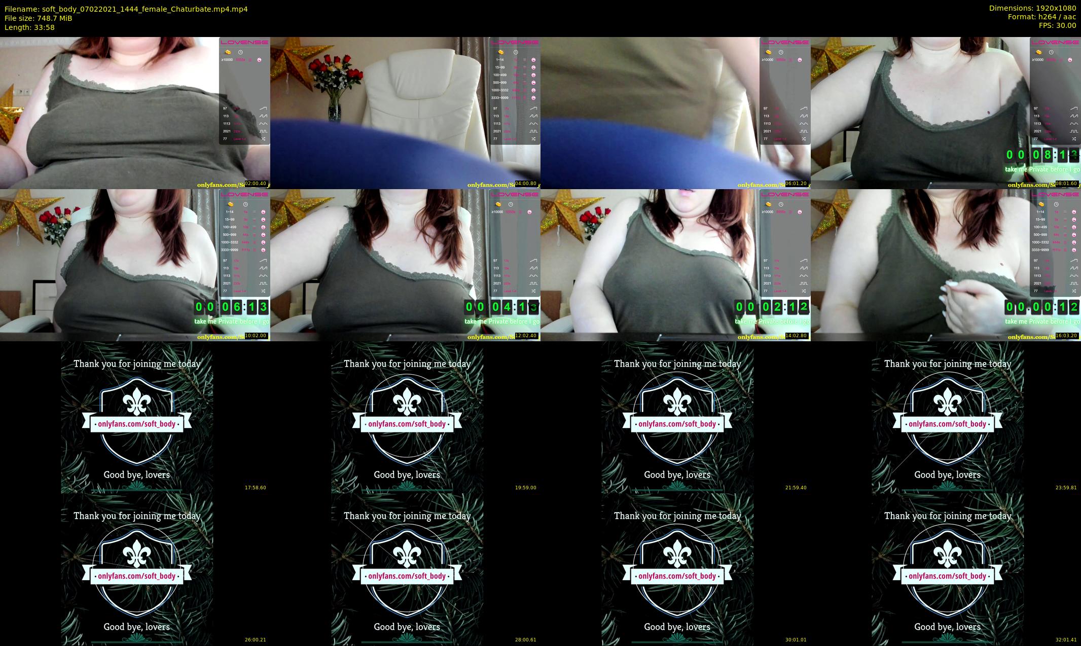 soft_body — 34 minute Chaturbate female cam show recording, 1080p, Feb 7, 2021