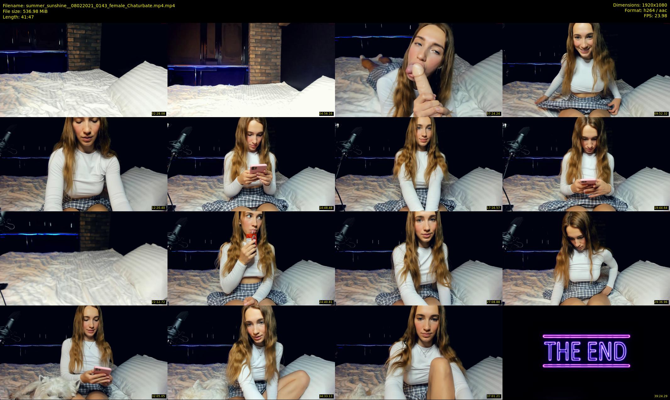 summer_sunshine_ — 42 minute Chaturbate female cam show recording, 1080p, Feb 8, 2021