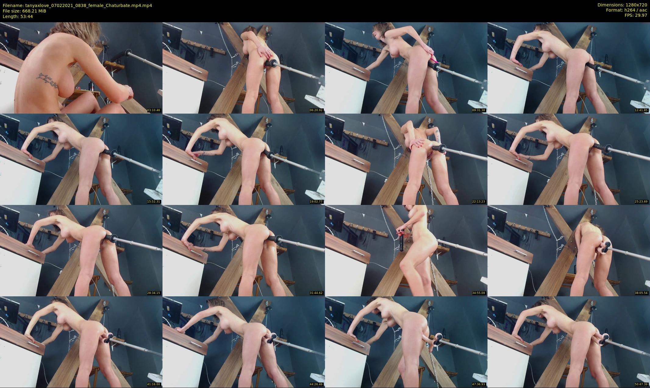 tanyaxlove — 54 minute Chaturbate female cam show recording, 720p, Feb 7, 2021