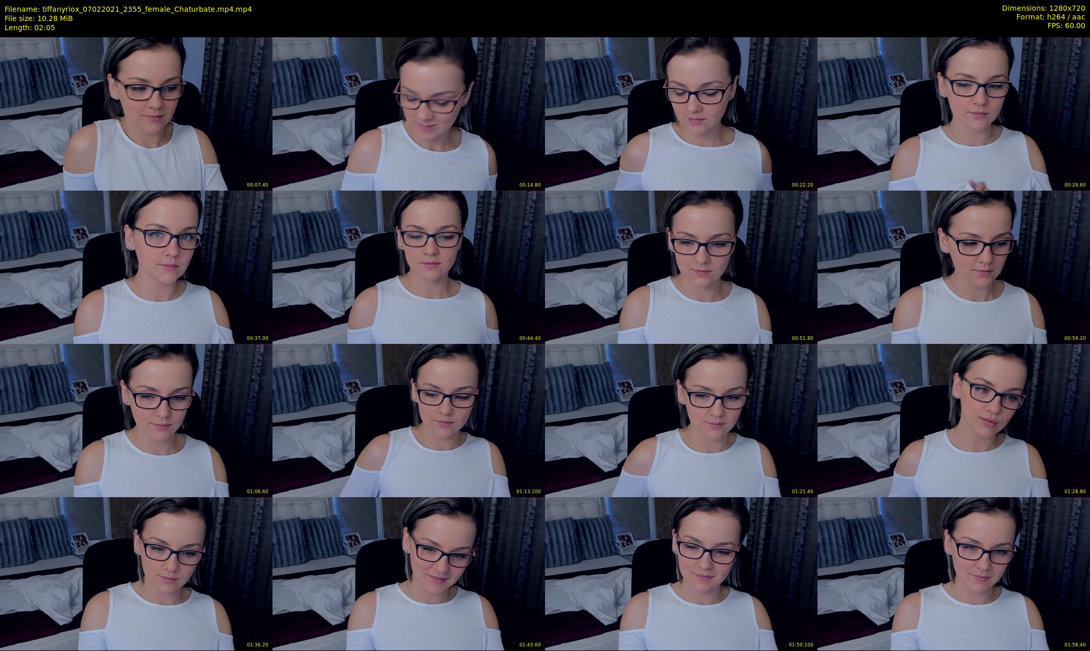 tiffanyriox — 3 minute Chaturbate female cam show recording, 720p, Feb 7, 2021