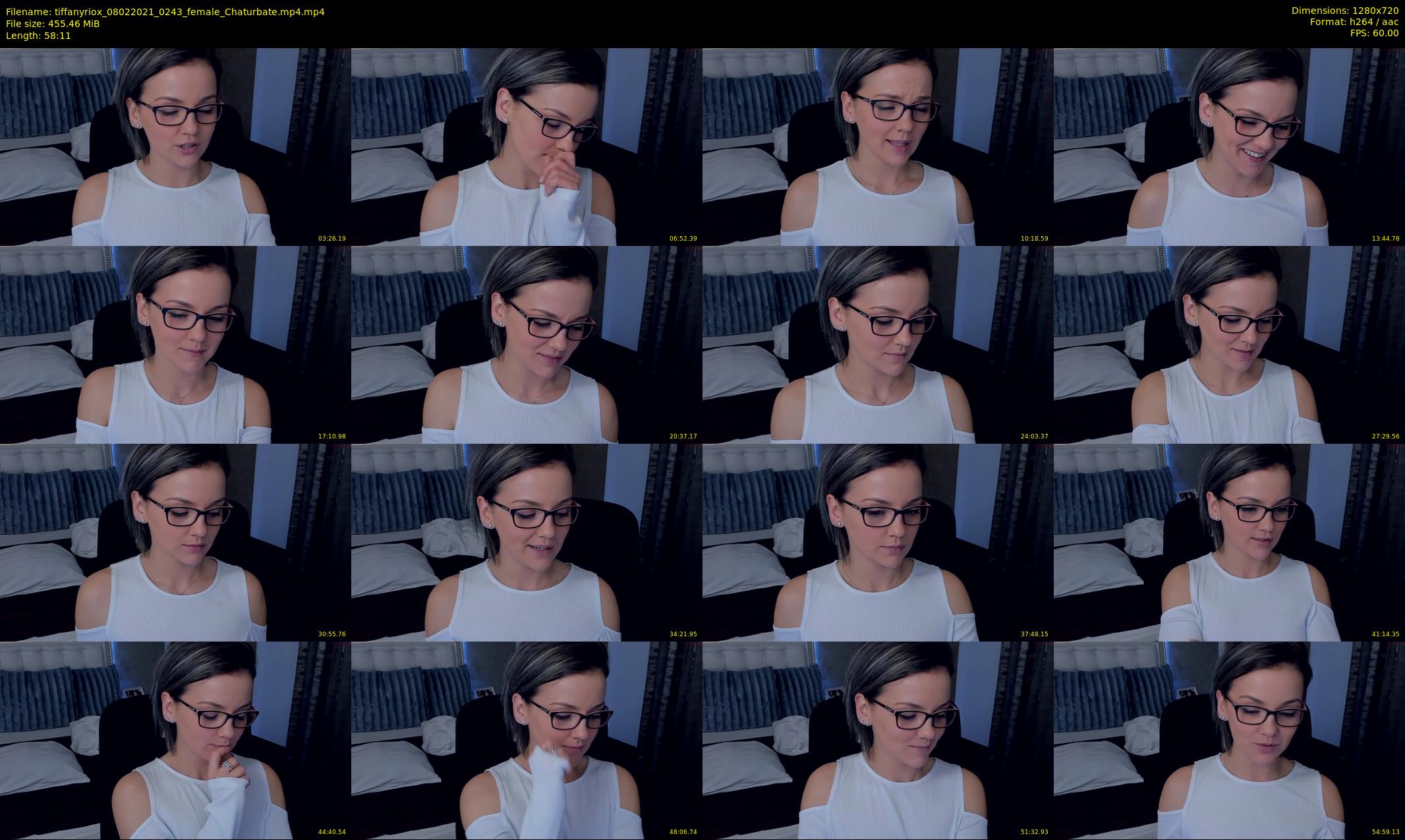 tiffanyriox — 59 minute Chaturbate female cam show recording, 720p, Feb 8, 2021