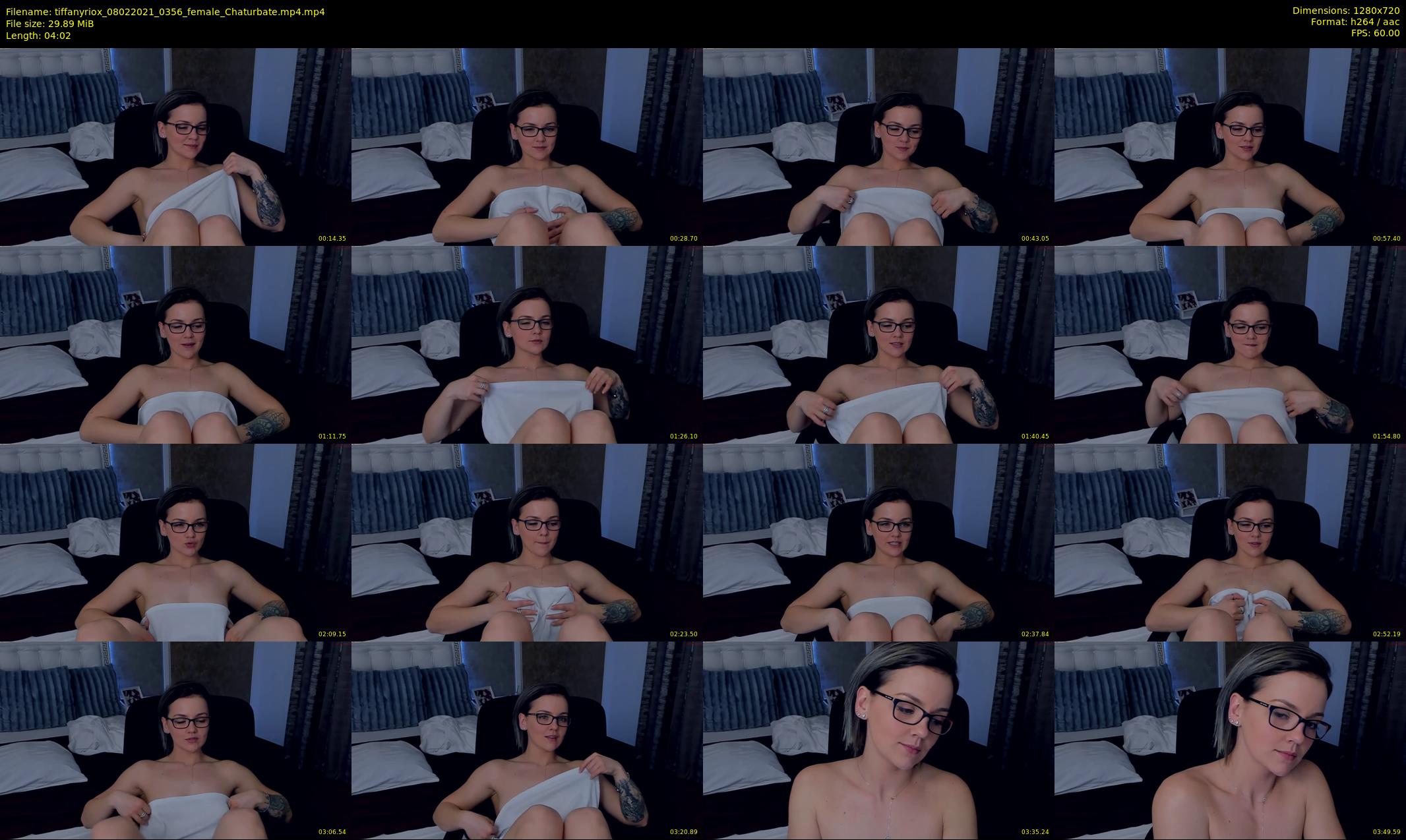 tiffanyriox — 5 minute Chaturbate female cam show recording, 720p, Feb 8, 2021