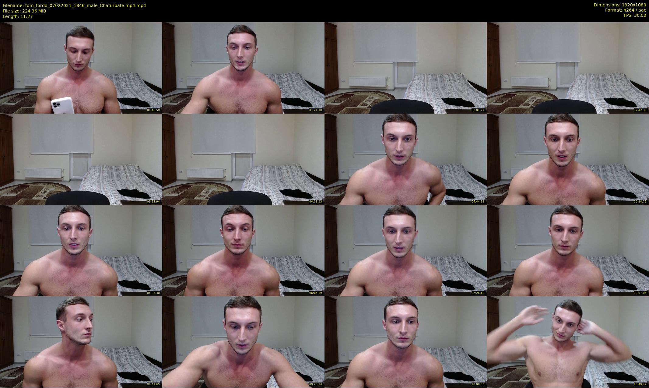 tom_fordd — 12 minute Chaturbate male cam show recording, 1080p, Feb 7, 2021
