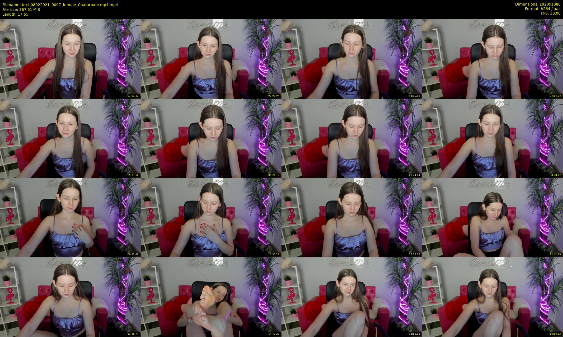toxl — 18 minute Chaturbate female cam show recording, 1080p, Feb 8, 2021