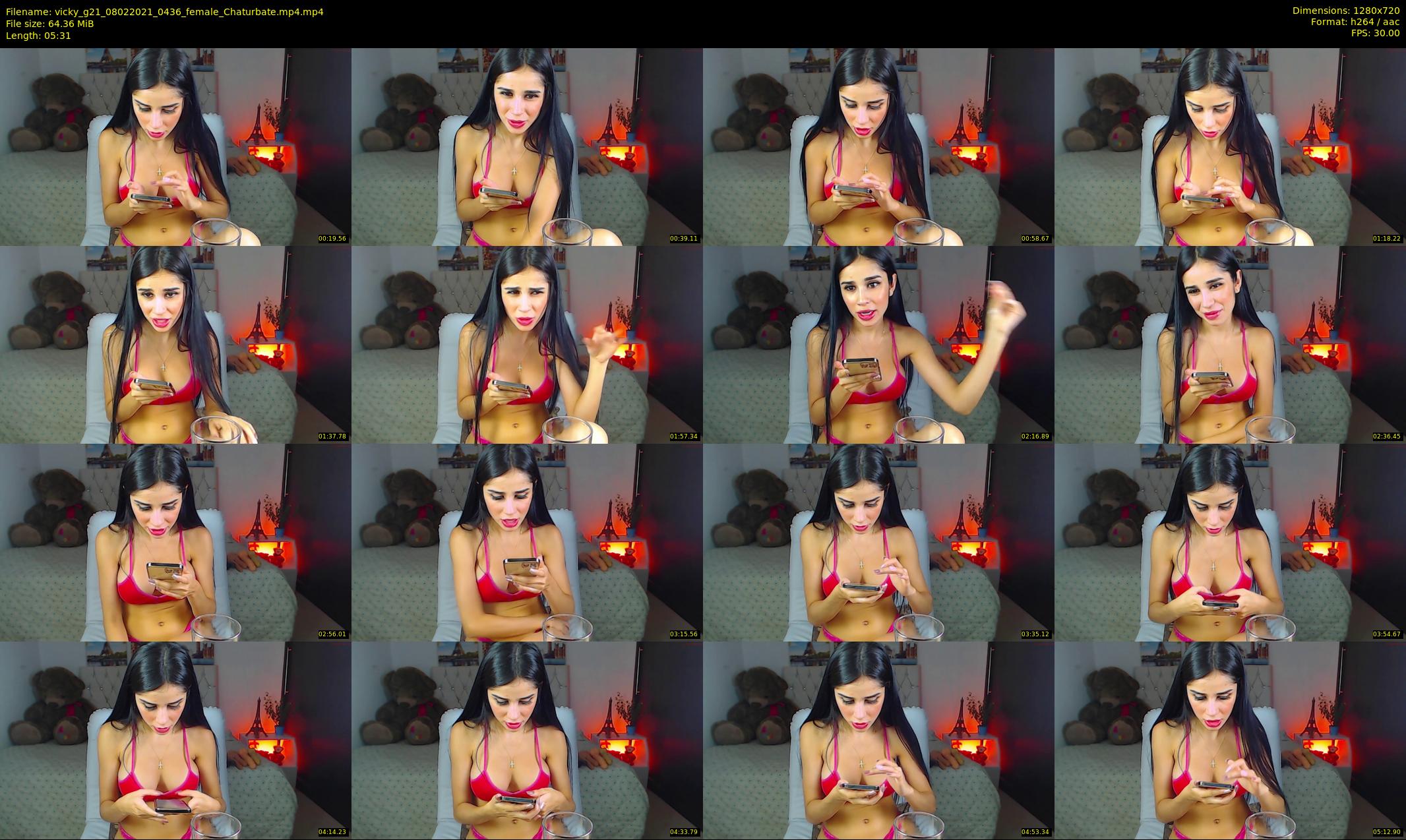 vicky_g21 — 6 minute Chaturbate female cam show recording, 720p, Feb 8, 2021