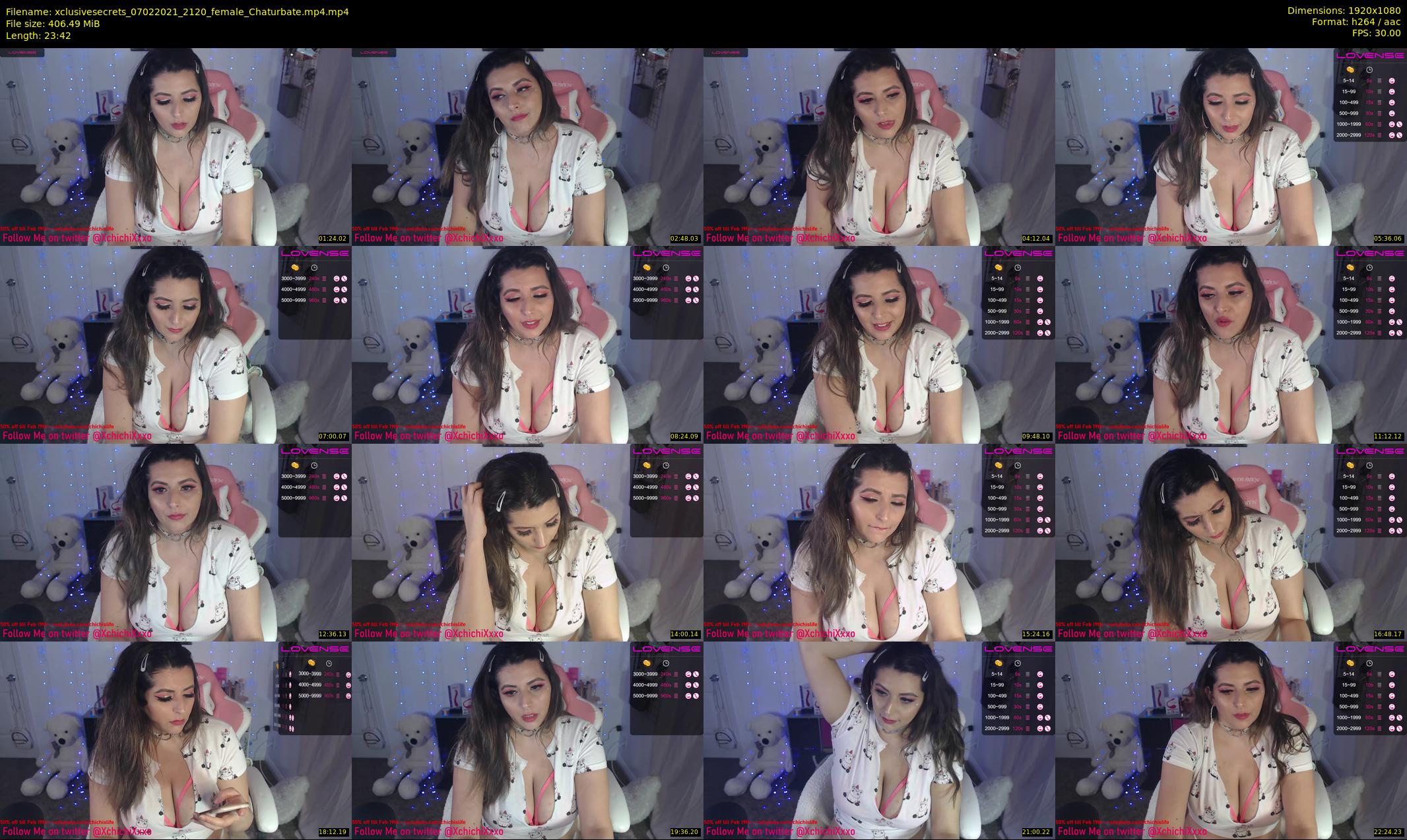 xclusivesecrets — 24 minute Chaturbate female cam show recording, 1080p, Feb 7, 2021