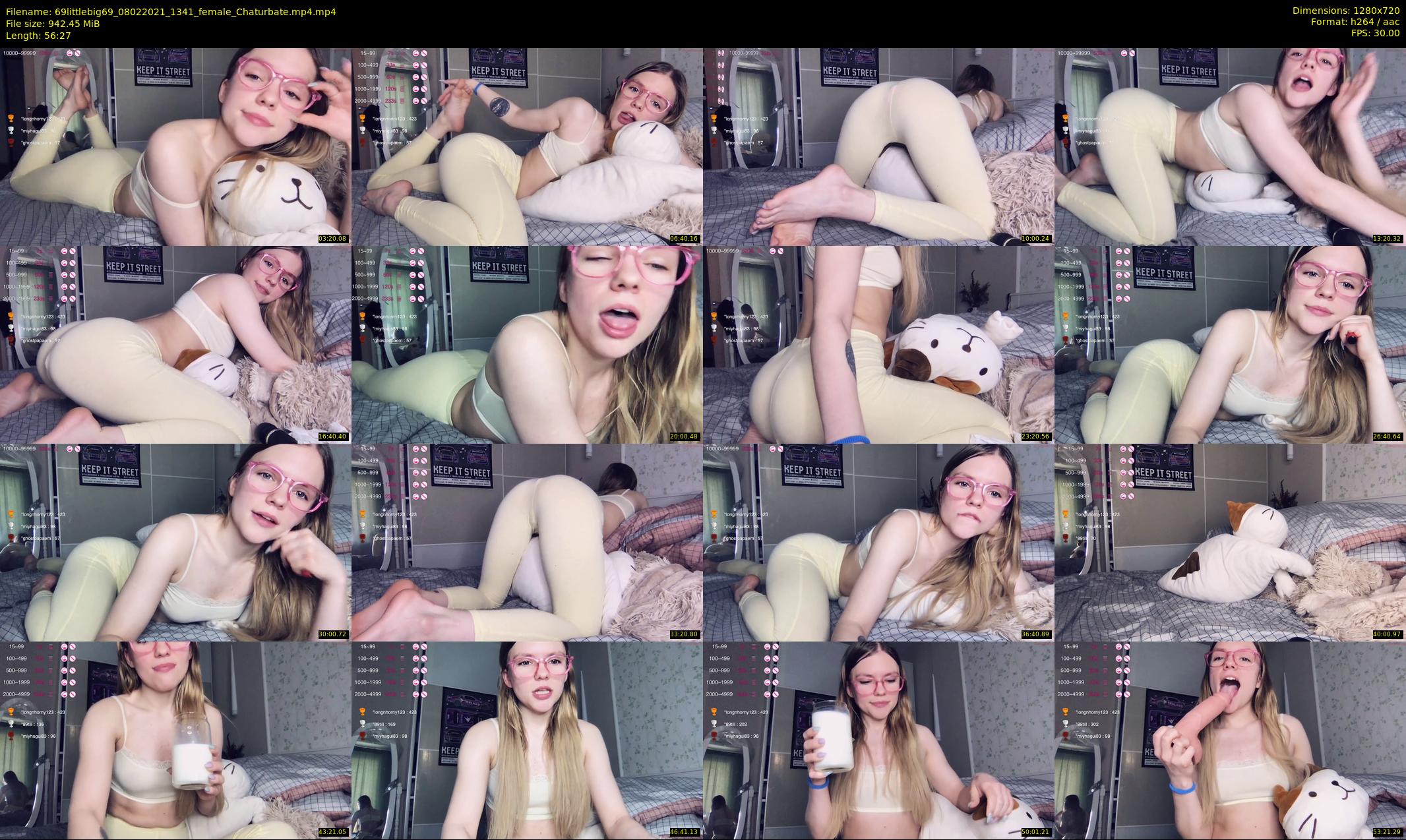 69littlebig69 — 57 minute Chaturbate couple cam show recording, 720p, Feb 8, 2021