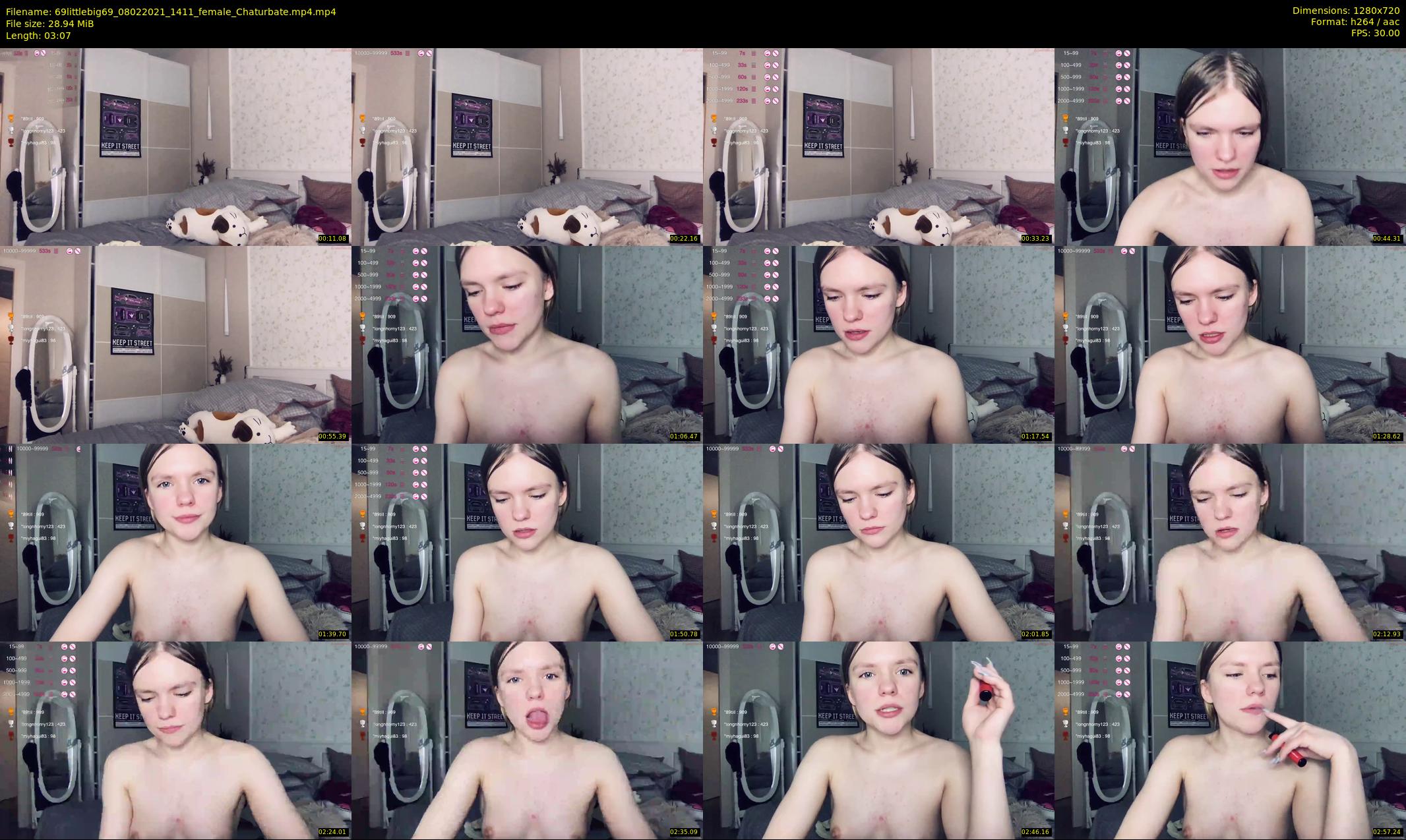 69littlebig69 — 4 minute Chaturbate couple cam show recording, 720p, Feb 8, 2021
