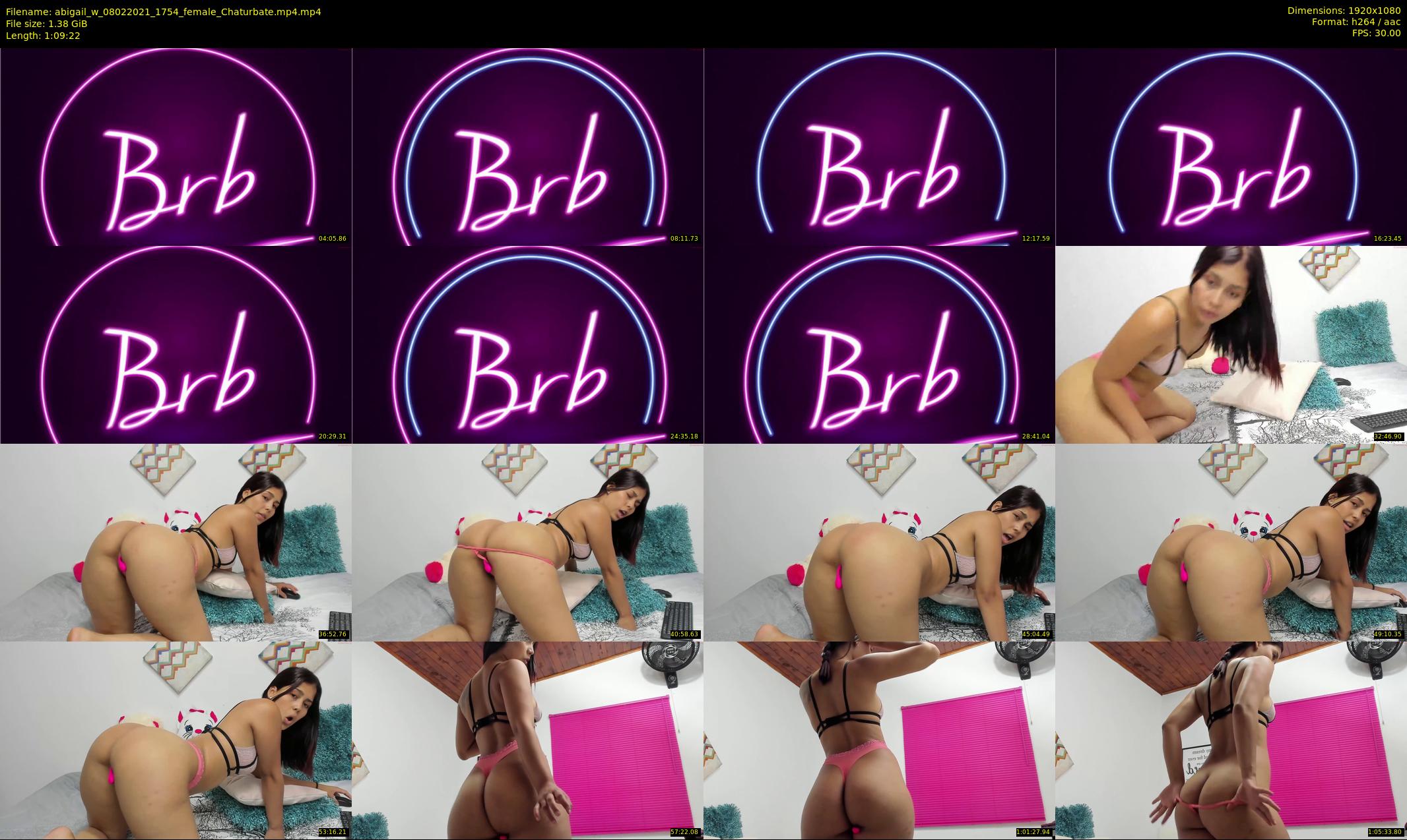 abigail_w — 70 minute Chaturbate female cam show recording, 1080p, Feb 8, 2021