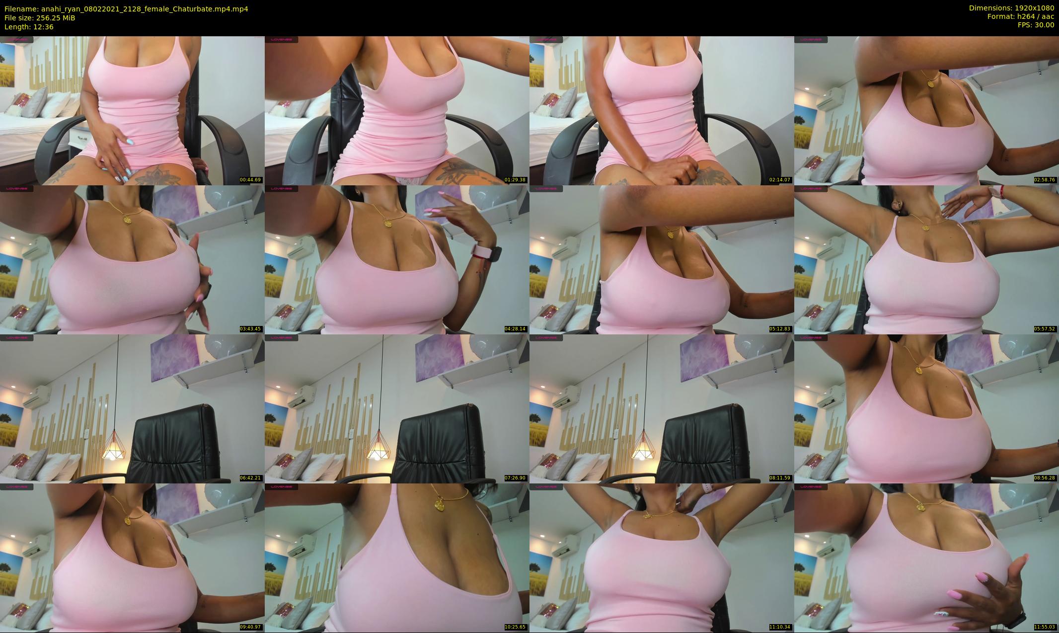anahi_ryan — 13 minute Chaturbate female cam show recording, 1080p, Feb 8, 2021