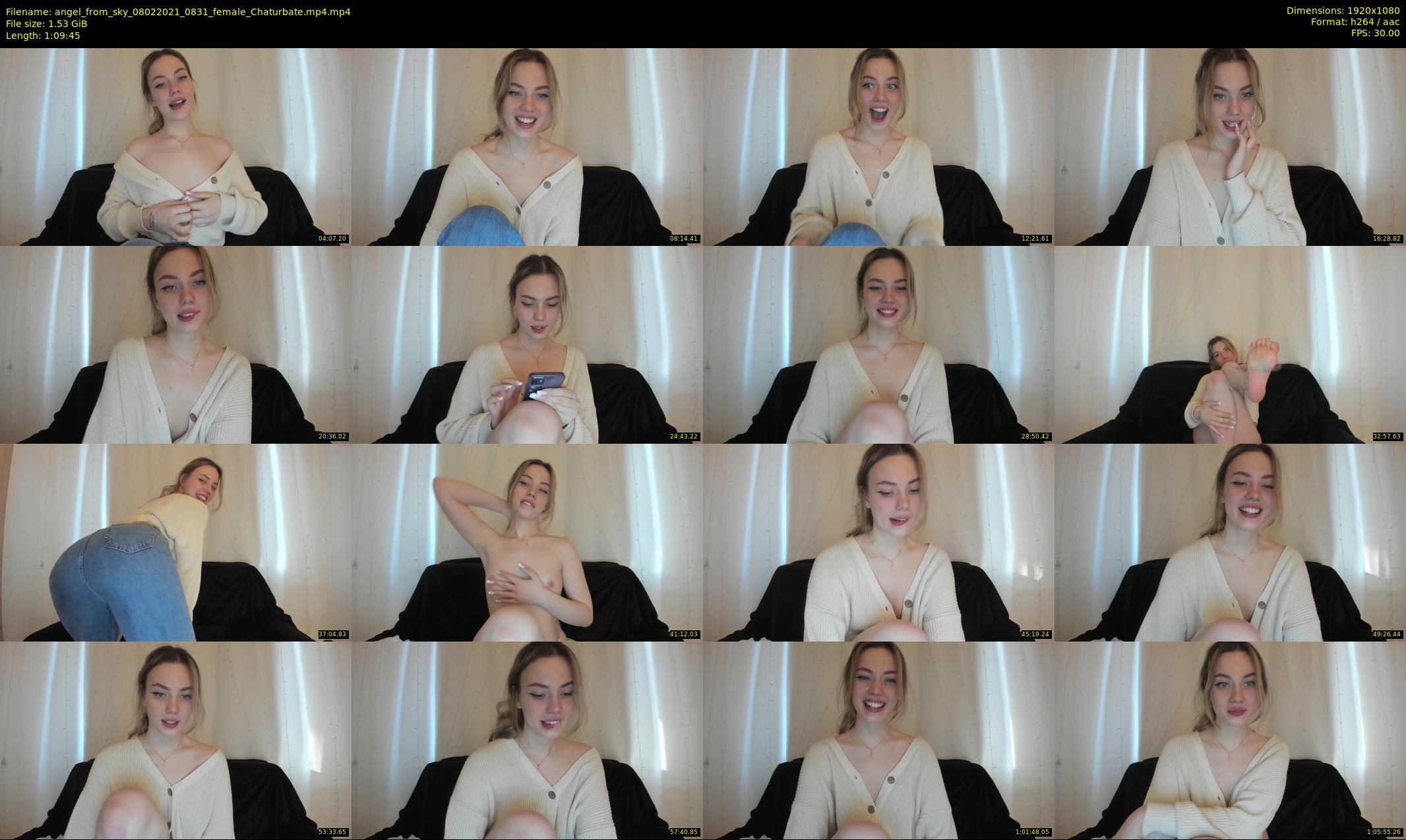 angel_from_sky — 70 minute Chaturbate female cam show recording, 1080p, Feb 8, 2021