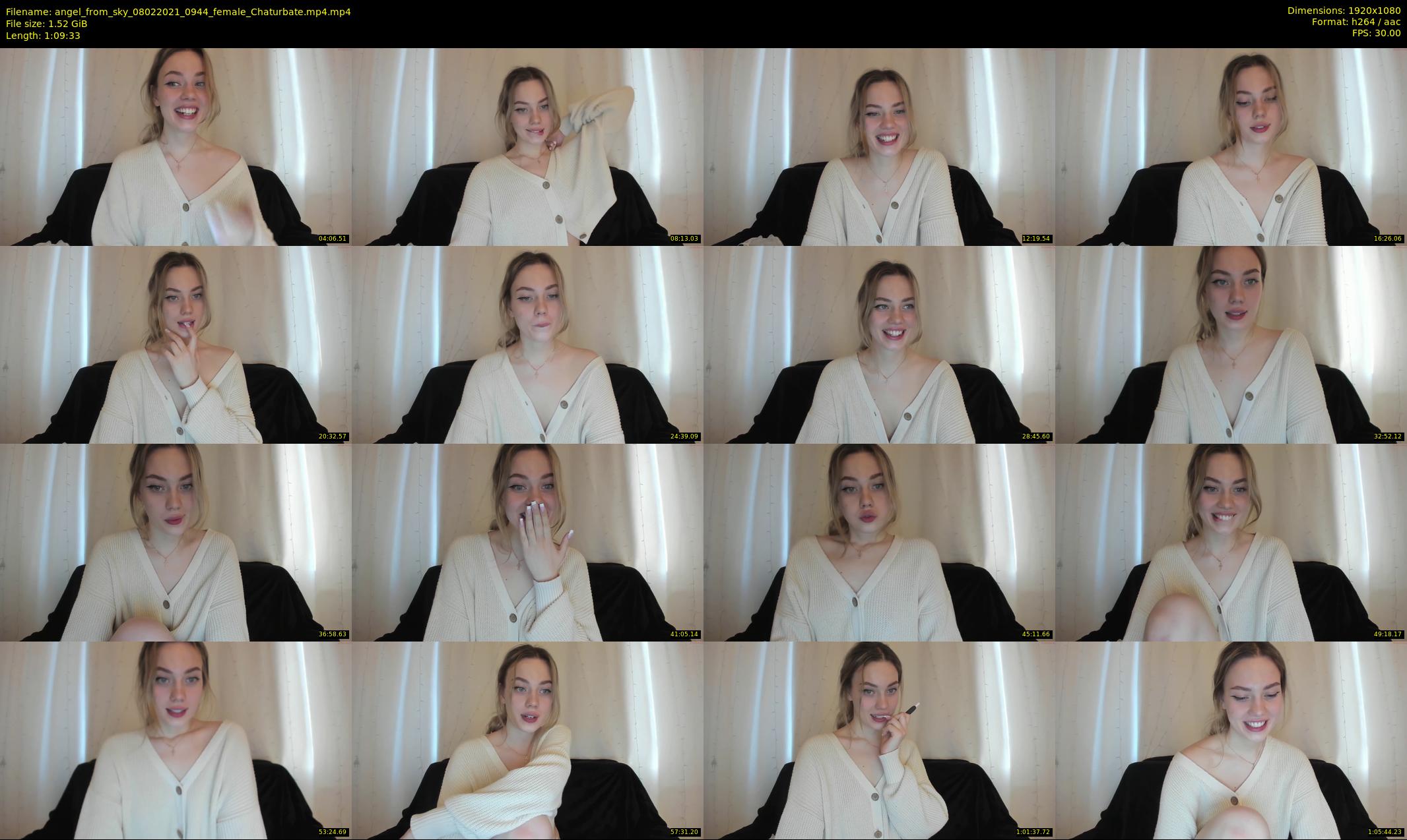 angel_from_sky — 70 minute Chaturbate female cam show recording, 1080p, Feb 8, 2021
