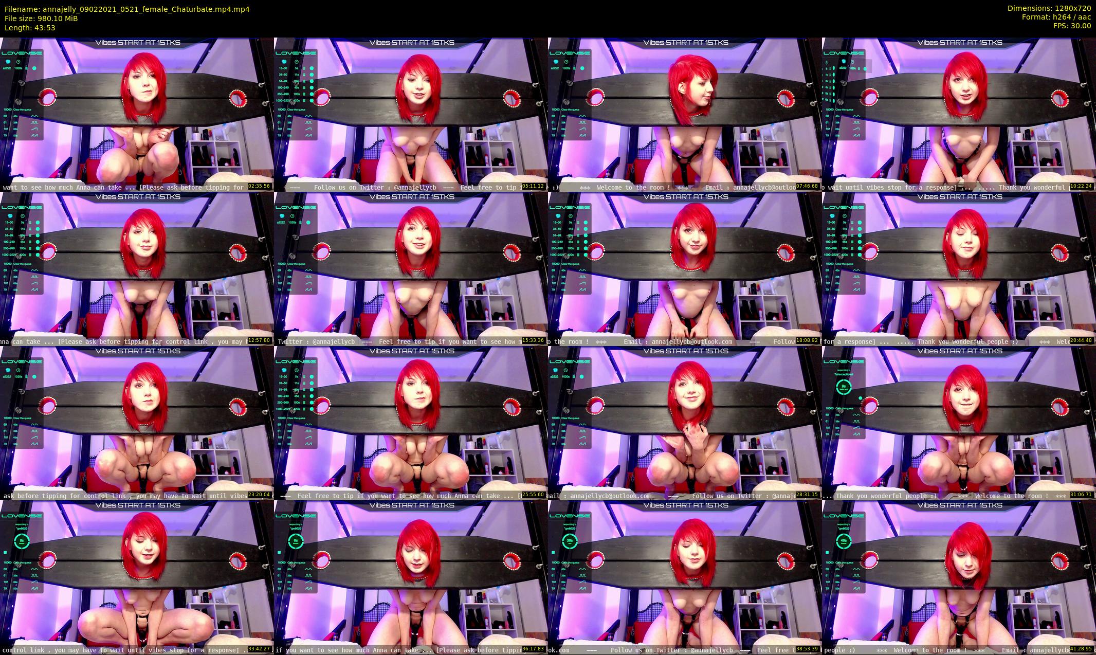 annajelly — 44 minute Chaturbate couple cam show recording, 720p, Feb 9, 2021