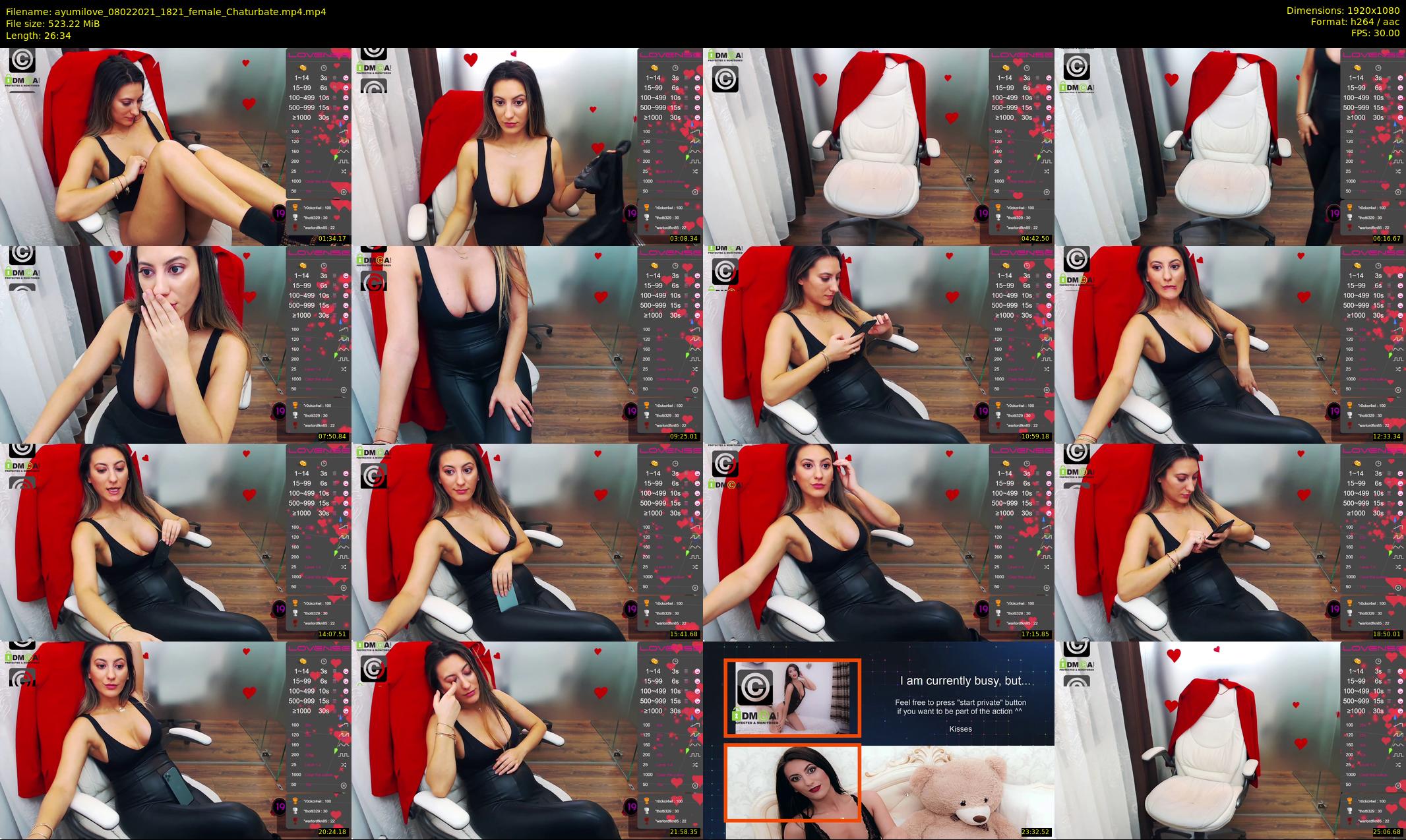 ayumilove — 27 minute Chaturbate female cam show recording, 1080p, Feb 8, 2021