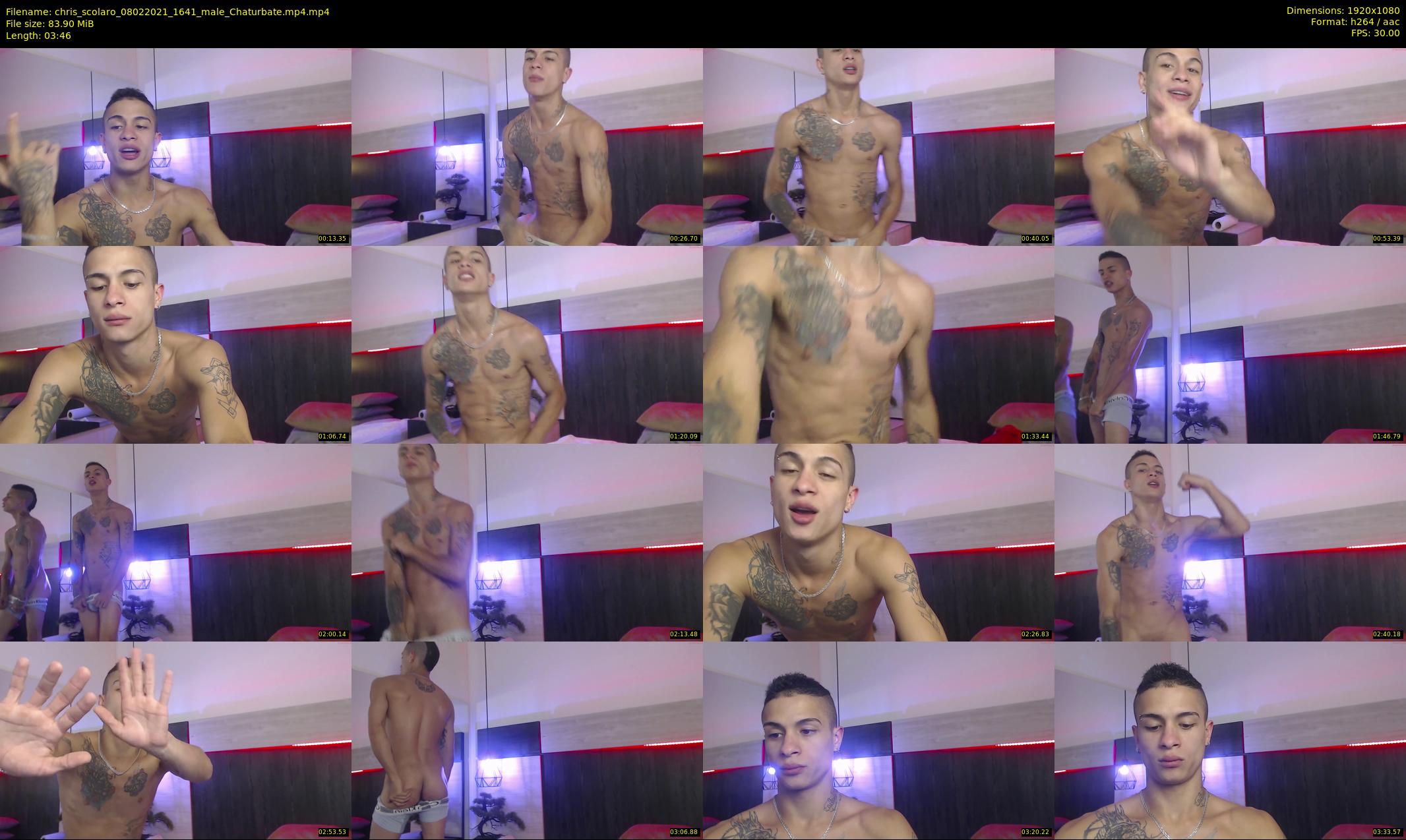chris_scolaro — 4 minute Chaturbate male cam show recording, 1080p, Feb 8, 2021